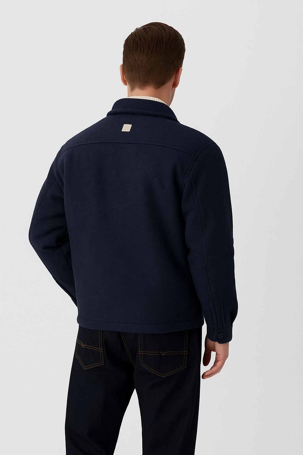 colours & sons Langarmhemd »colours & sons Overshirt Worker Jacket-Soft Touch«
