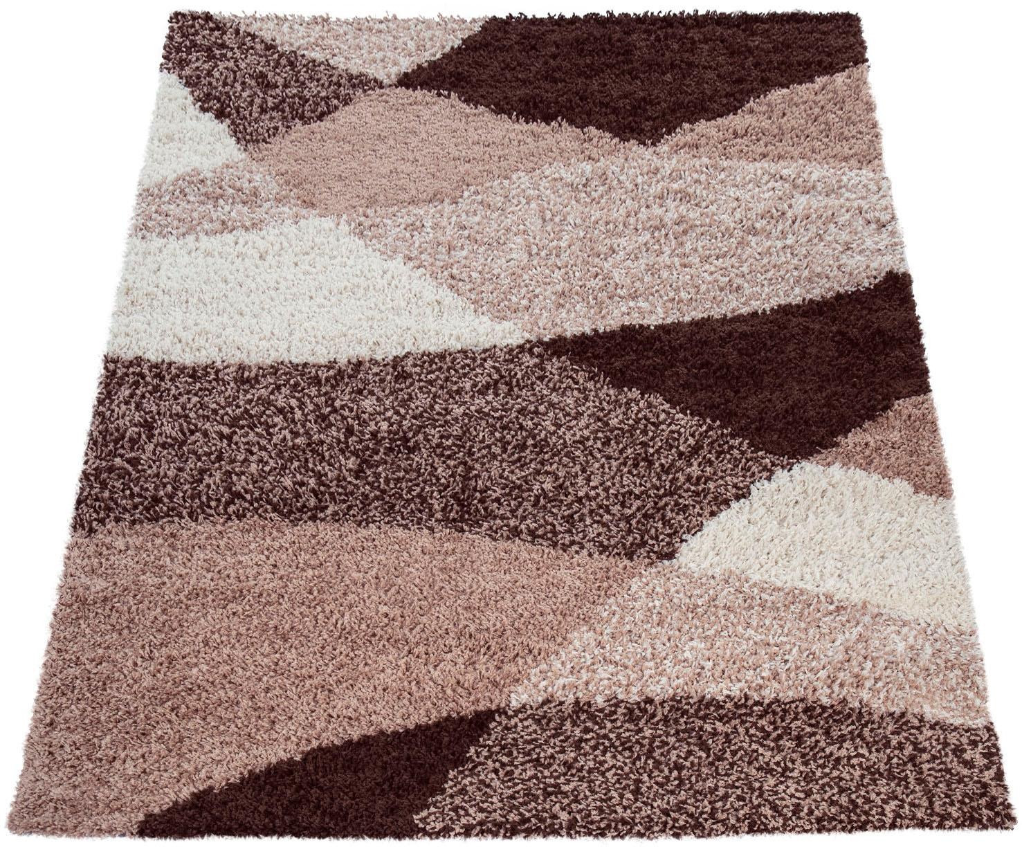 Image of Paco Home Hochflor-Teppich »Mango 308«, rechteckig, 35 mm Höhe, weicher Shaggy, modernes Design, ideal im Wohnzimmer & Schlafzimmer bei Ackermann Versand Schweiz