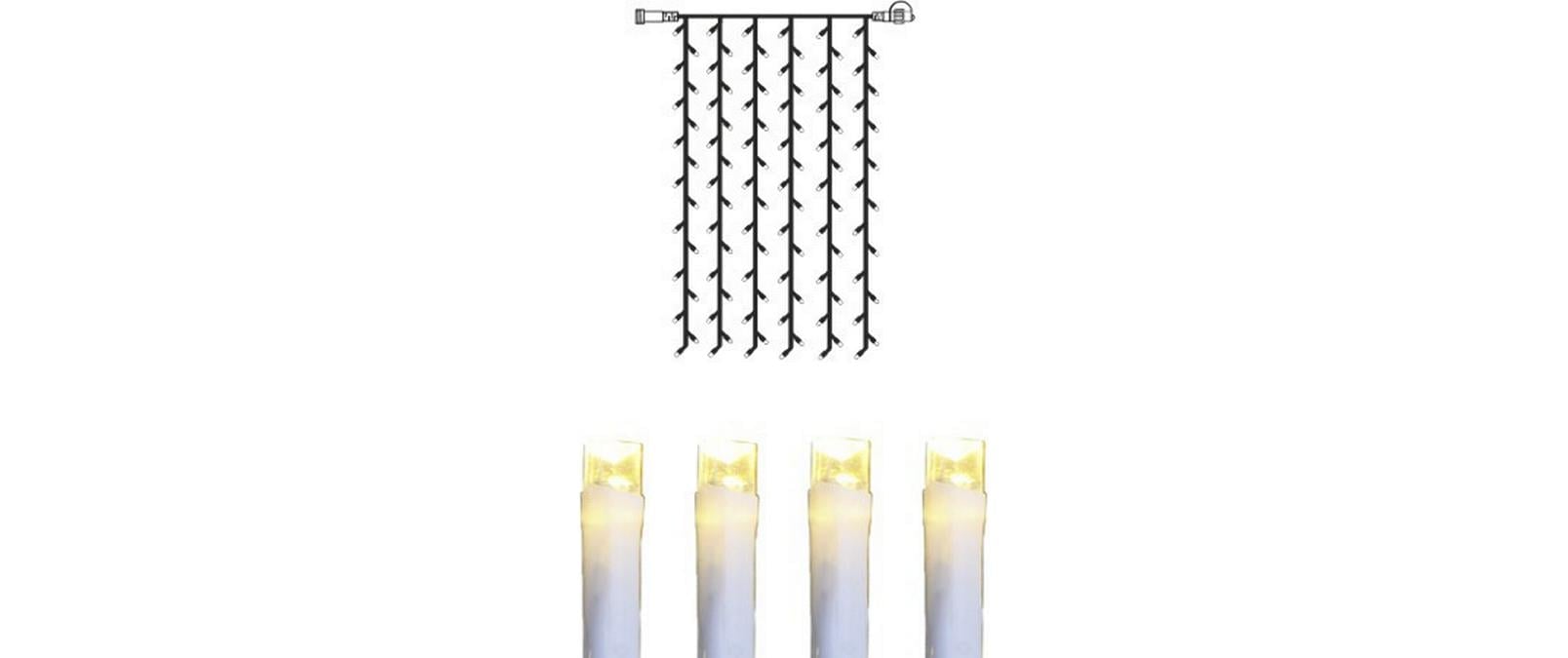 Parforce Traditional Hunting LED-Lichtervorhang »Trading Lichtervorhang«, 84 St.-flammig