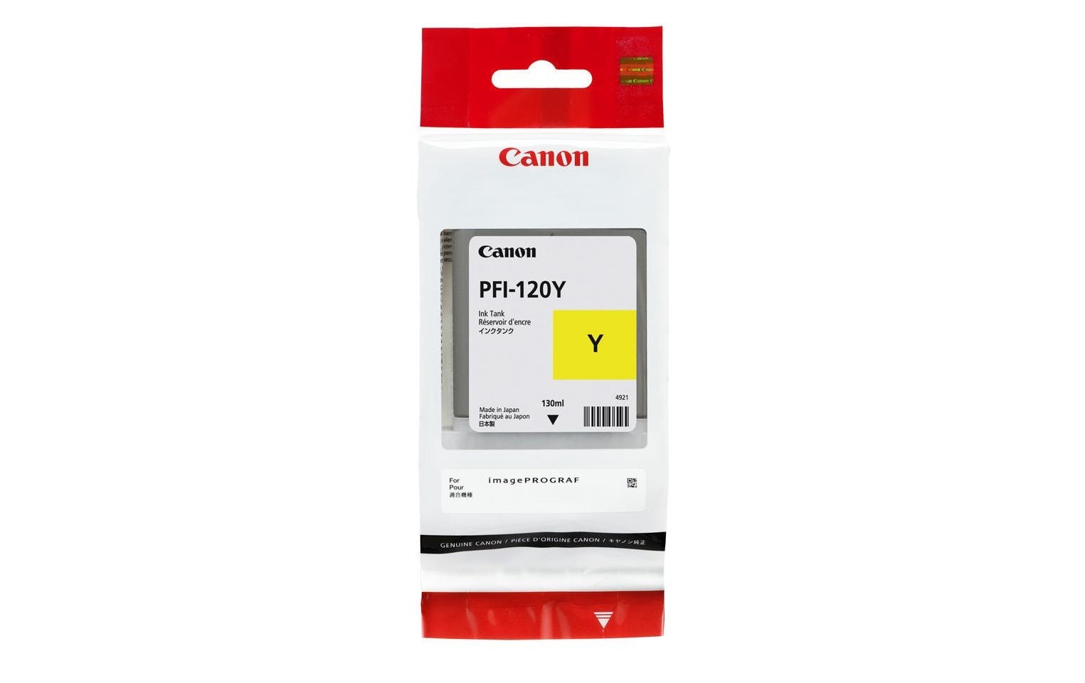 Canon Tintenpatrone »PFI-120Y Yellow«, (1 St.)