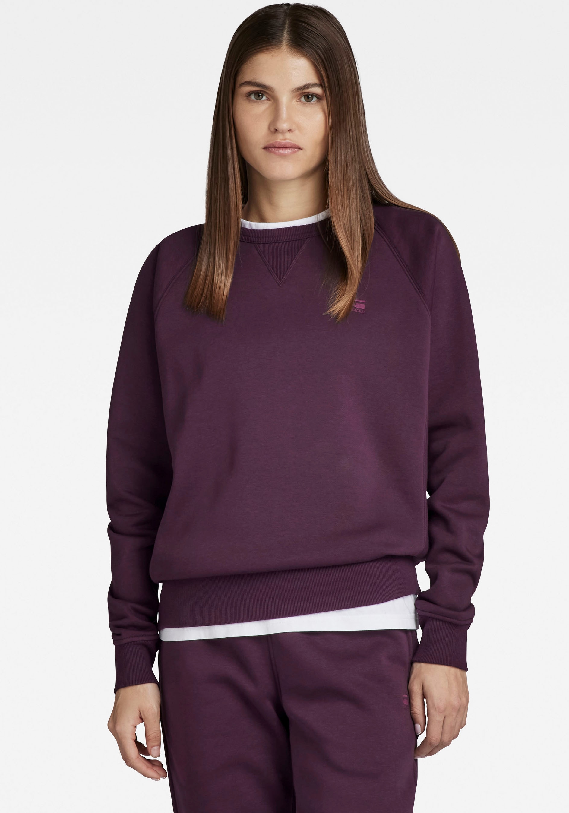 Sweatshirt »Premium Core 2.0 Sweatshirt«, mit Rundhalsausschnitt und dreieckigem Einsatz