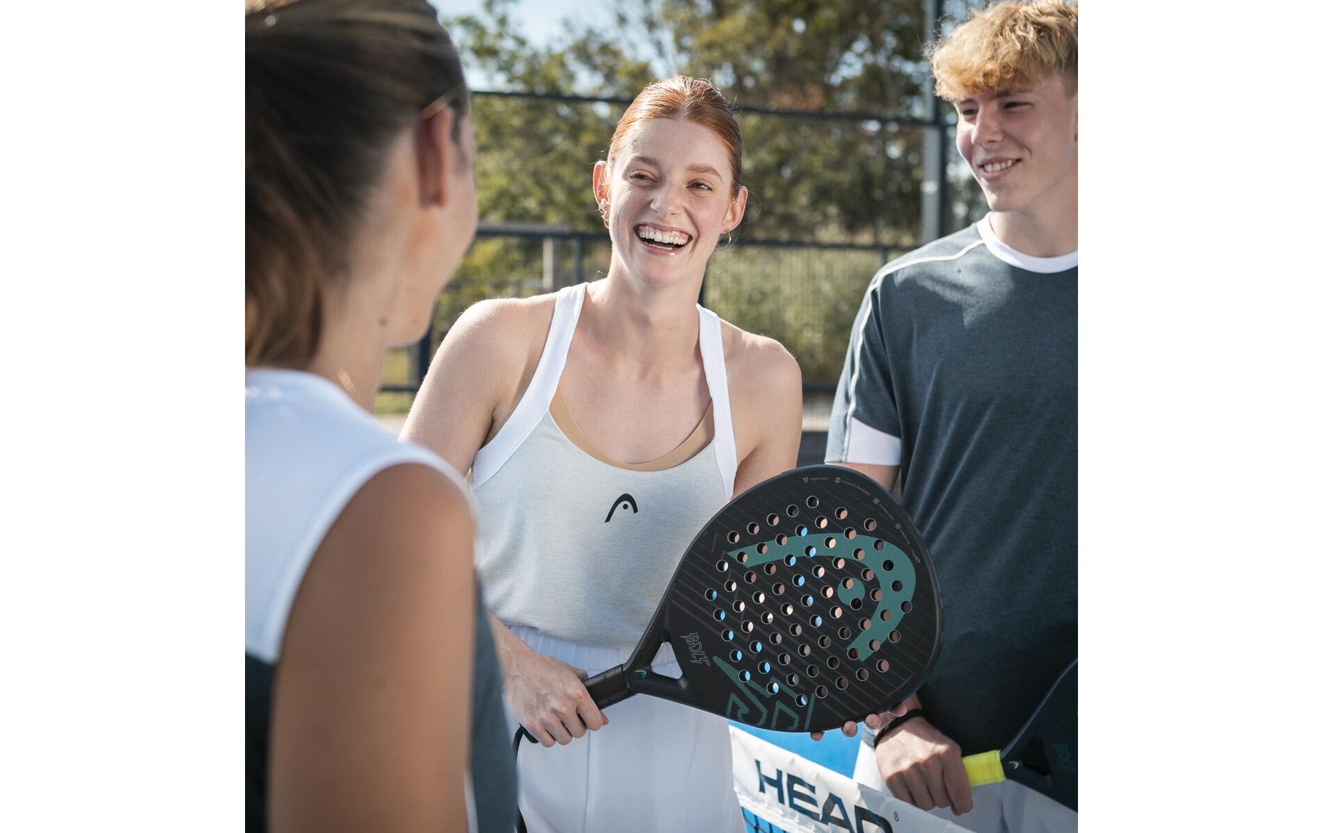 Head Raquette de tennis »Bolt Padel Schläger« raquette de padel polyvalente avec grande tolérance aux erreurs