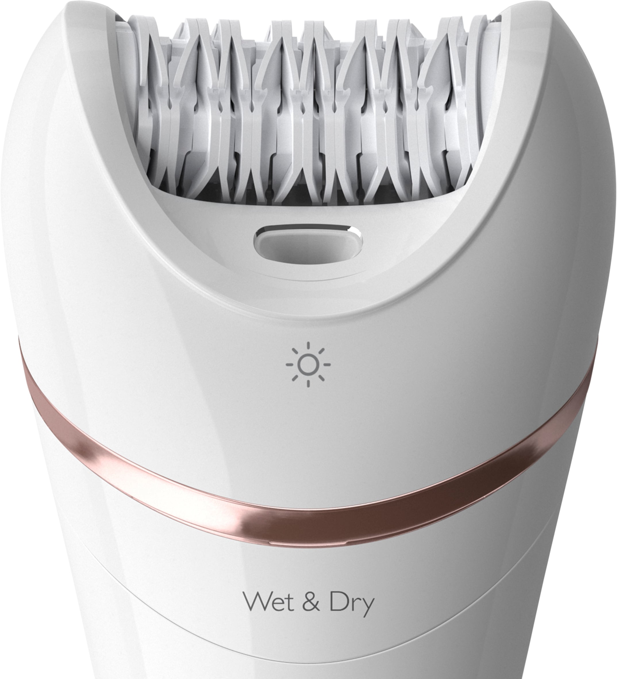 Philips Epilierer »Satinelle Advanced Series 8000«, 6 St. Aufsätze, Nass- und Trockenepilierer, mit 2 Geschwindigkeitsstufen