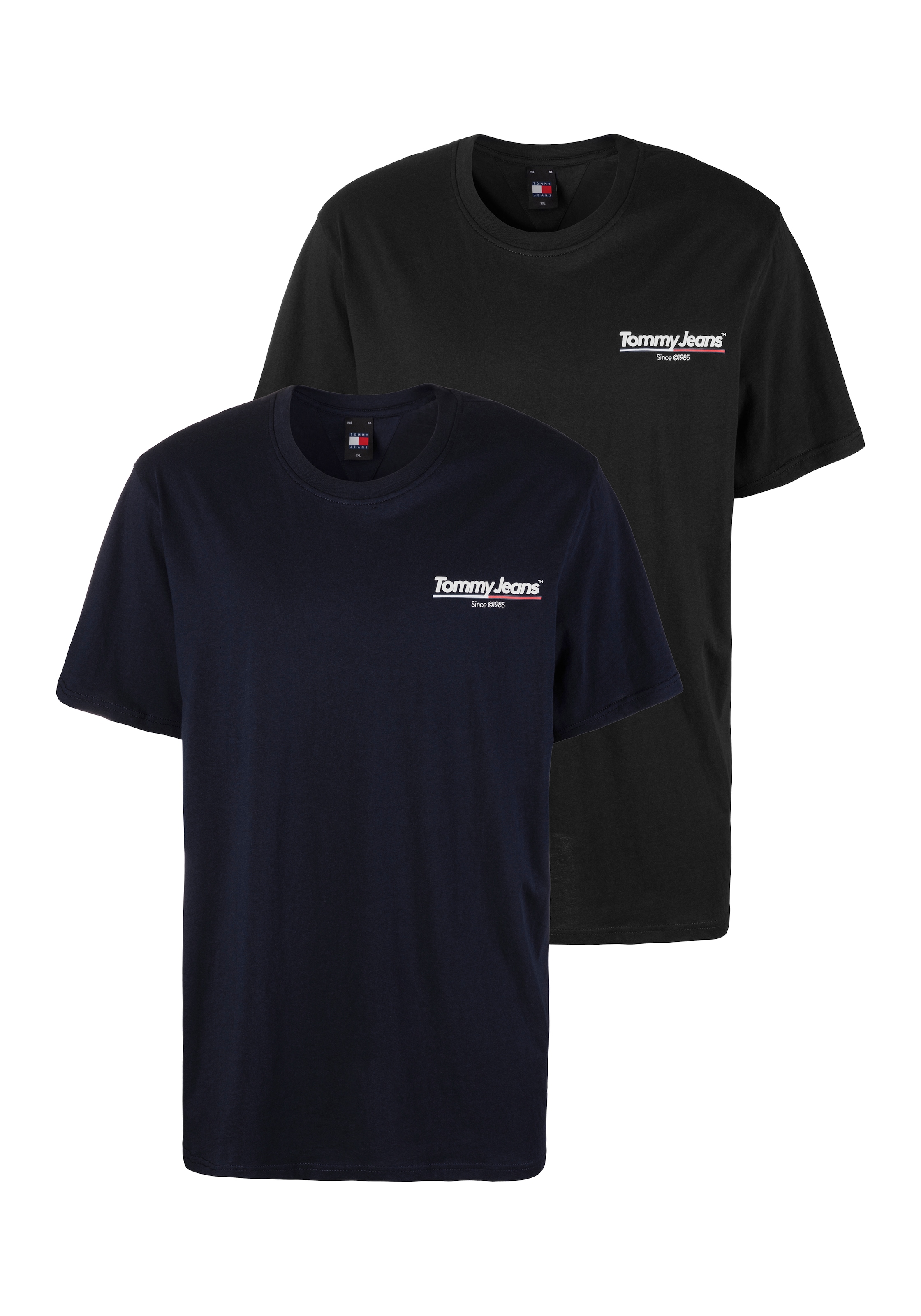 T-Shirt »TJM SLIM TJ TWIST 2PACK TEE EXT«, mit Markenprint