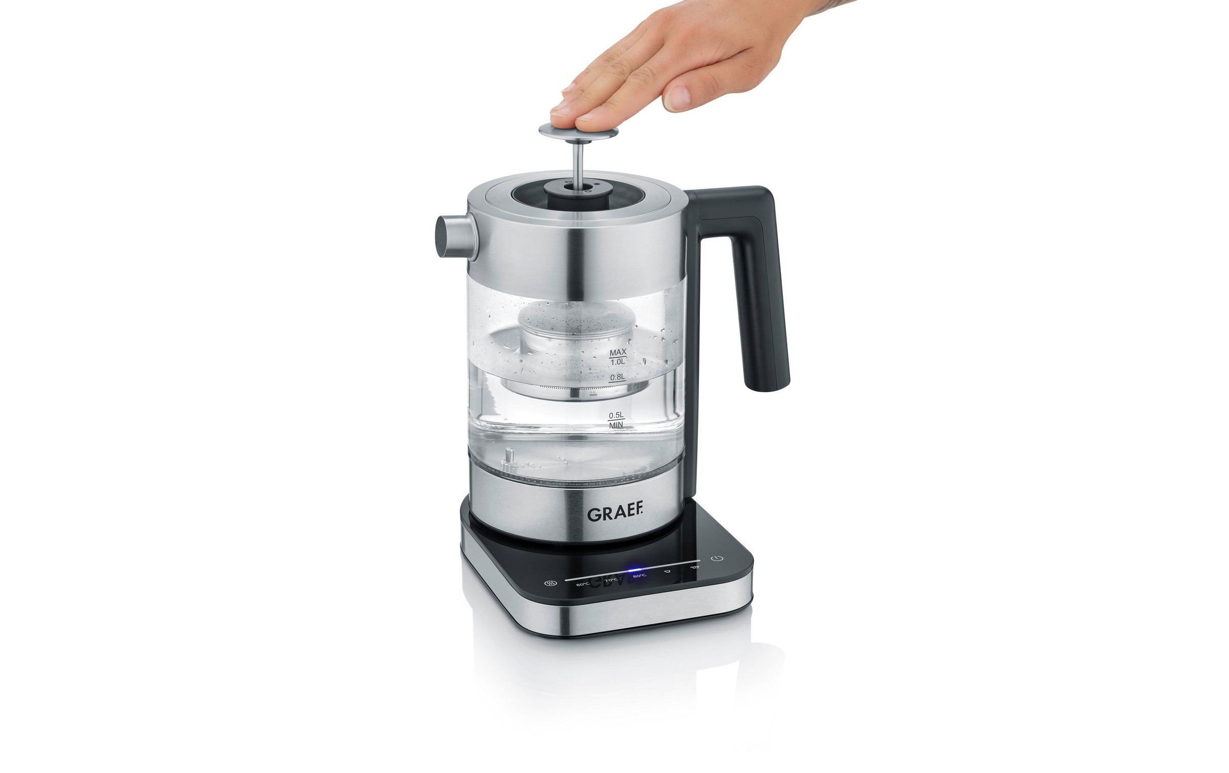 Graef Wasserkocher »WK 350 1 l Ede«, 1 l, 2200 W