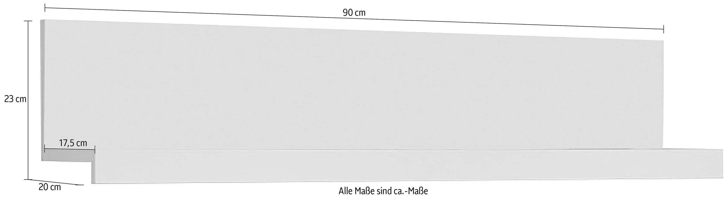 trendteam Wandboard »Ole«, Breite 90 cm