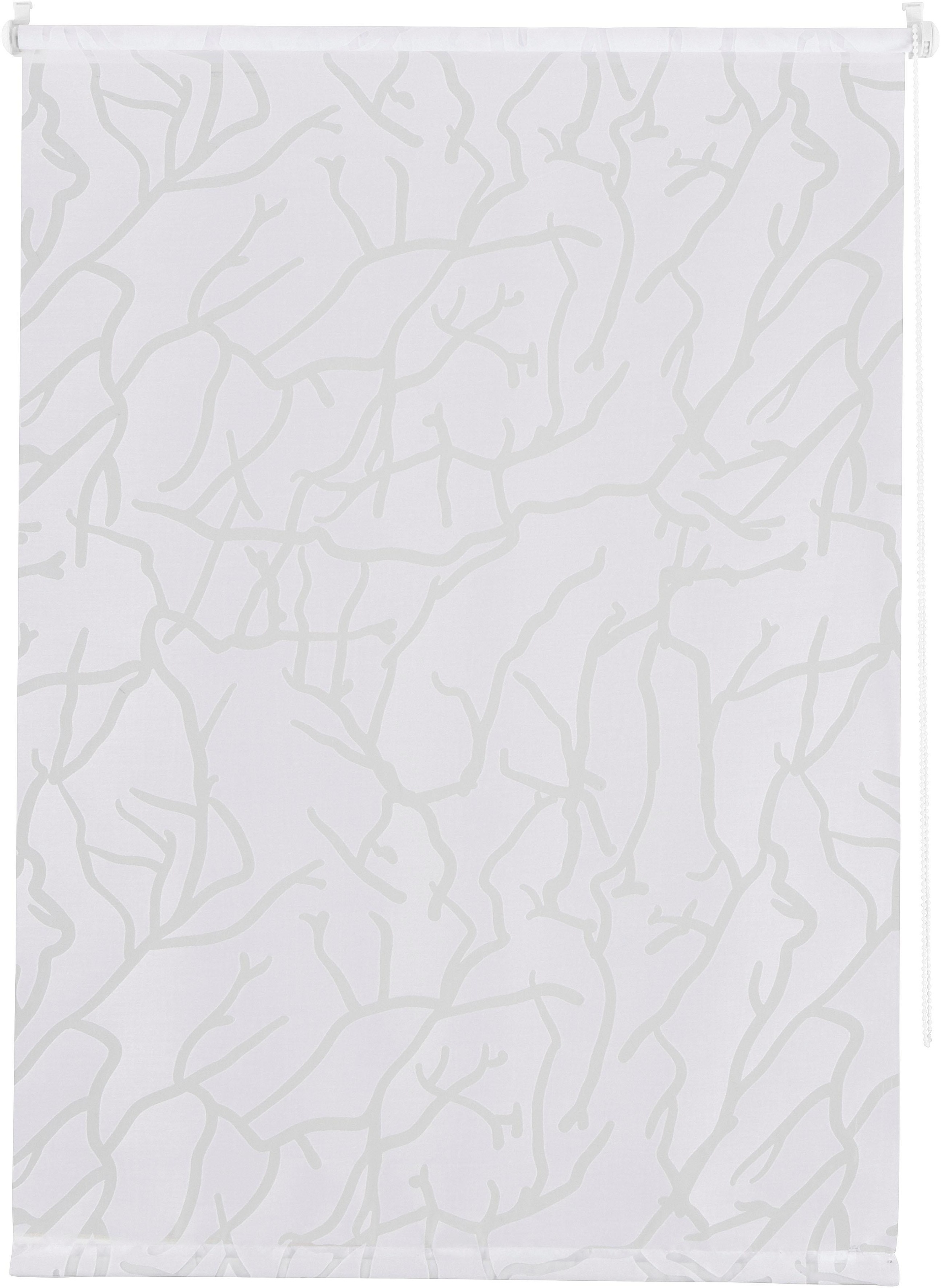 Image of Home affaire Seitenzugrollo »Äste«, Lichtschutz, ohne Bohren, freihängend, Klemmfix, Fixmass, Ausbrenner, Zweige, Klemmtäger bei Ackermann Versand Schweiz