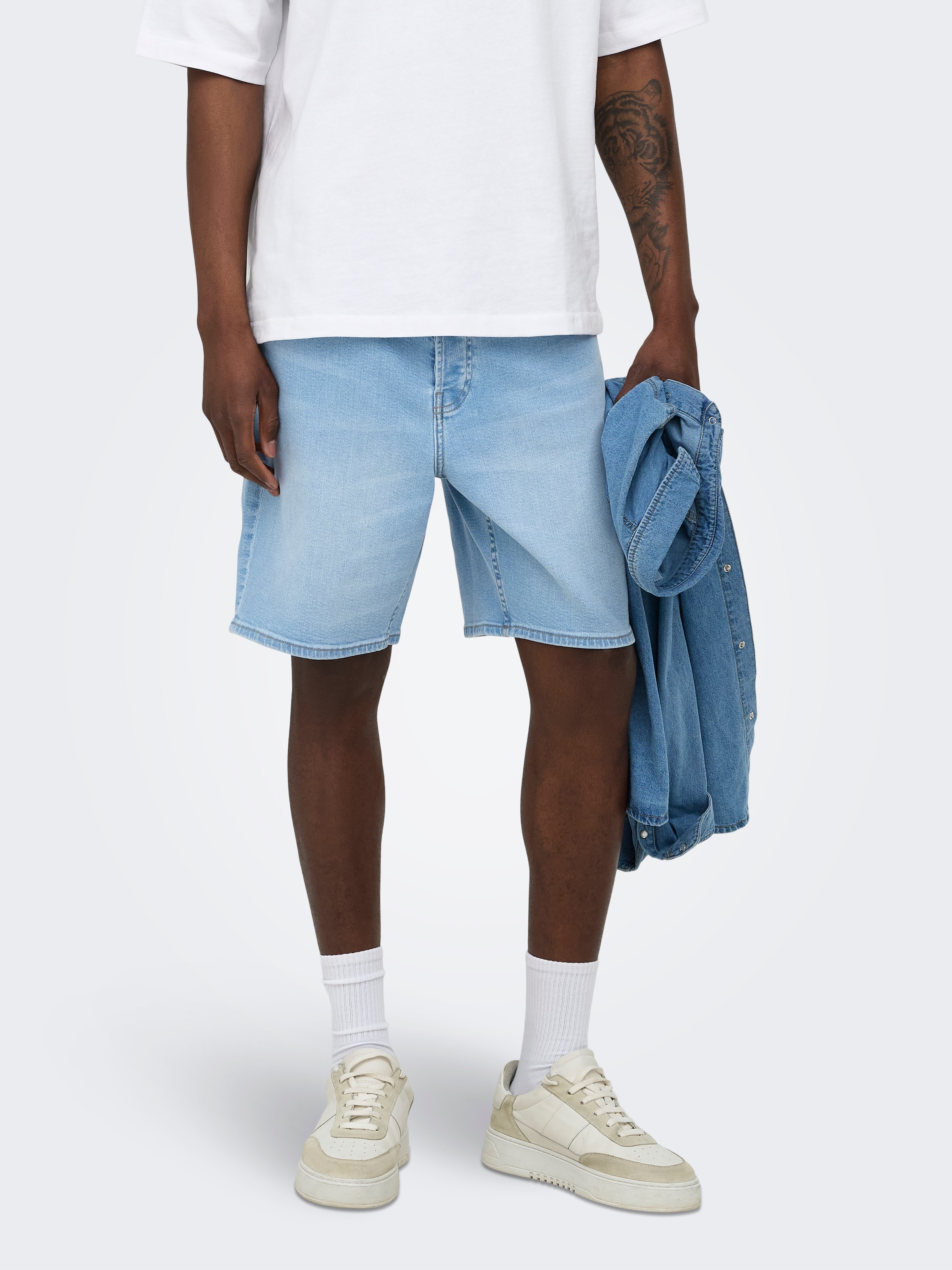 ONLY & SONS Short »ONSFADE STRETCH SHORTS BOX CRO DNM OTL«
