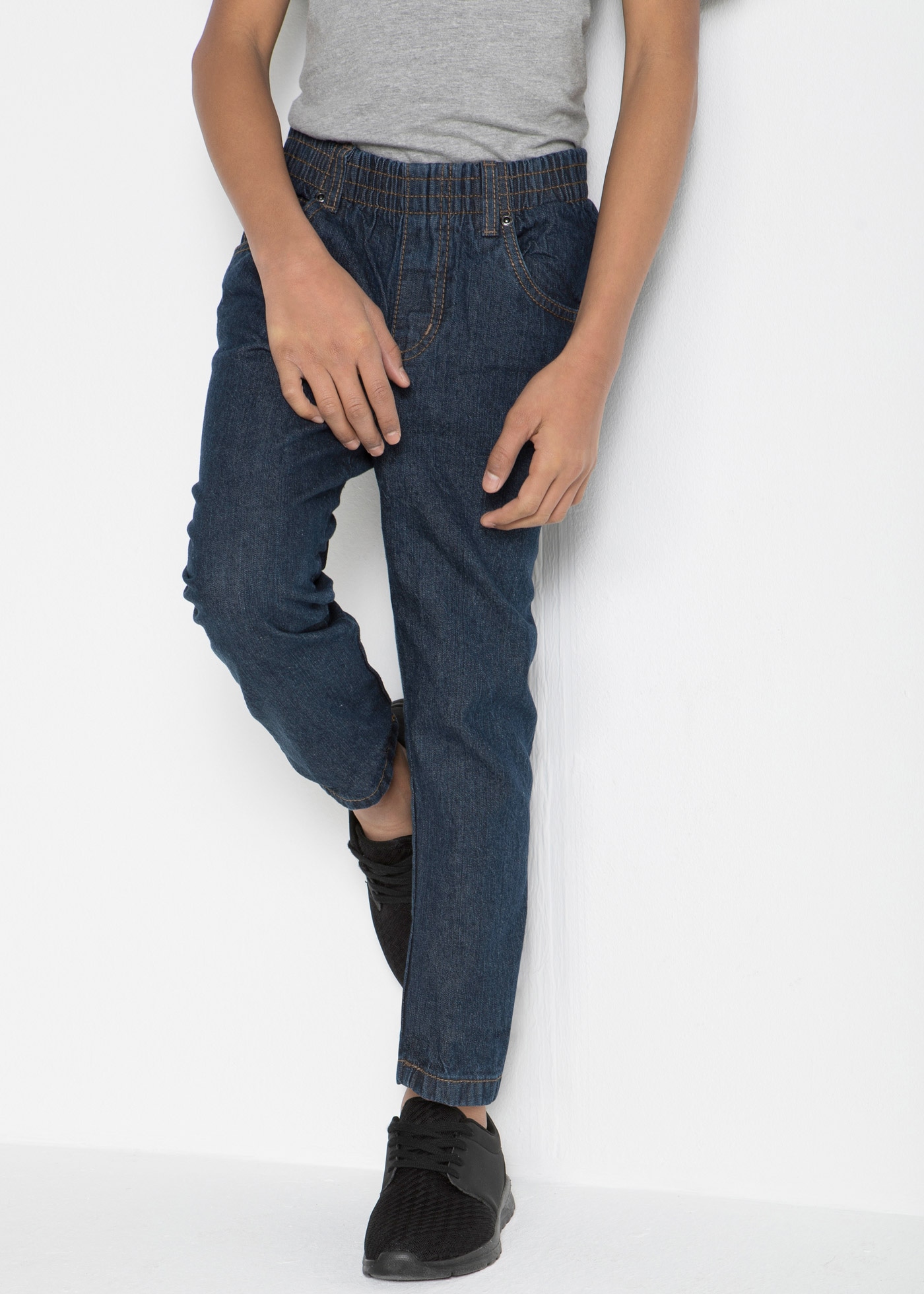 bonprix Schlupfhose »Regular Fit Schlupfhose aus reiner Baumwolle, Straight (3er-Pack)«  Regular Fit Schlupfhose aus reiner Baumwolle, Straight (3er-Pack)