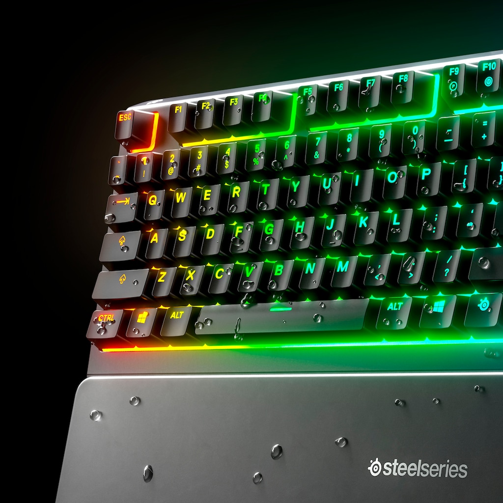 SteelSeries Gaming-Tastatur »Apex 3«, (Handgelenkauflage)