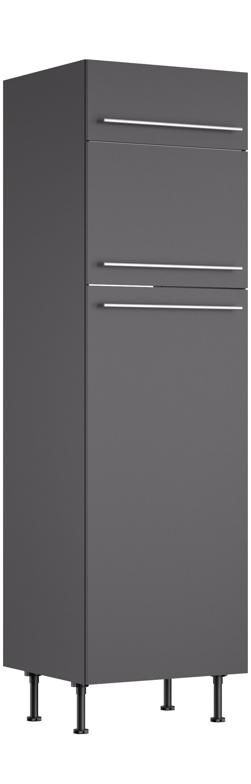 Image of KOCHSTATION Kühlumbauschrank "KS-Bern2" Breite 60 cm, Höhe 211,8 cm, 1 Klappe, 2Türen