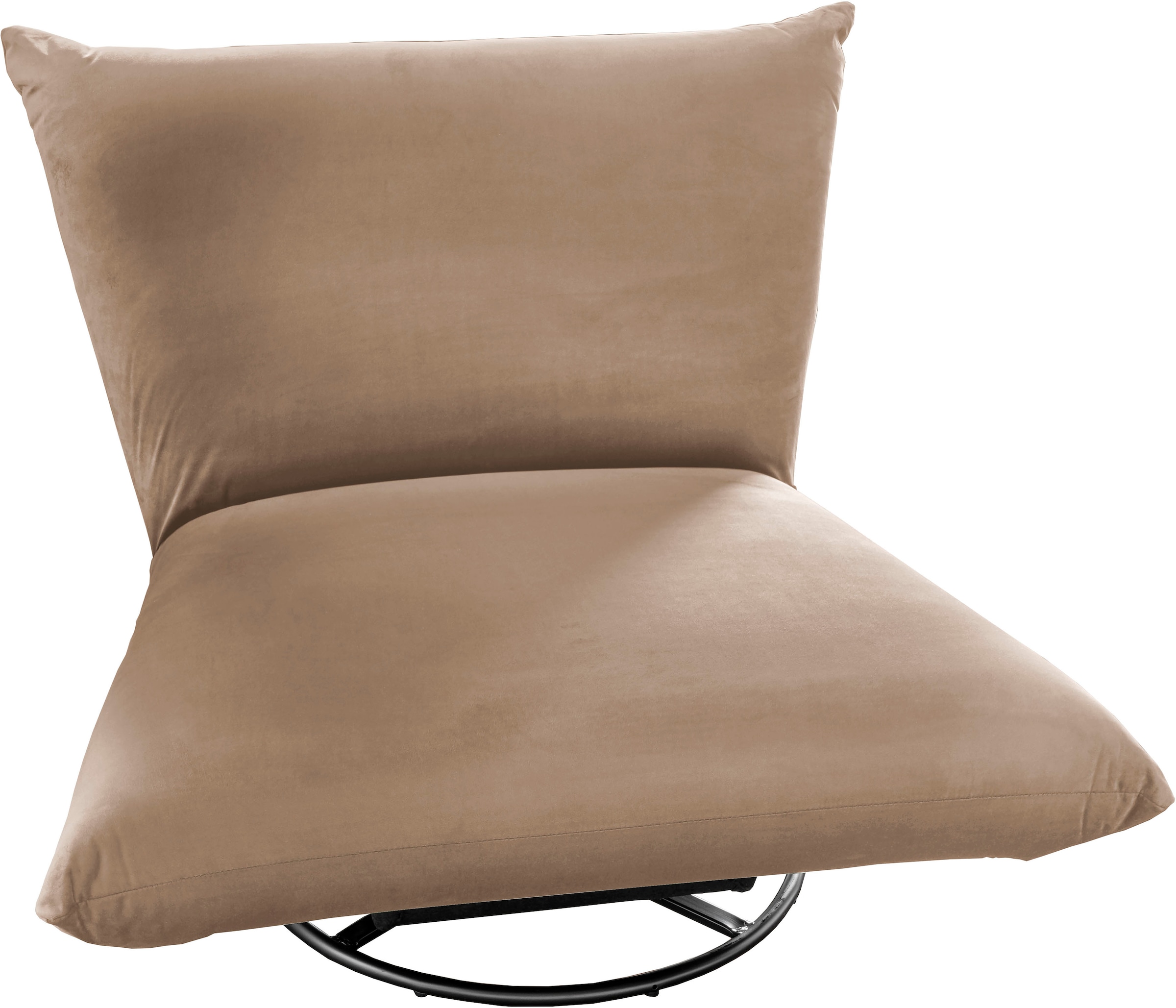 Home affaire Fauteuil pivotant »Cremona« 360° drehbar mit Metallfuss