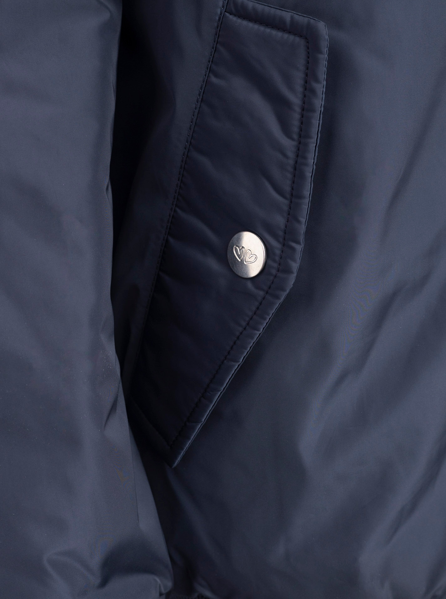 Zwillingsherz Veste bomber »"Happy"« ohne Kapuze verdeckter Reissveschluss, Taschen