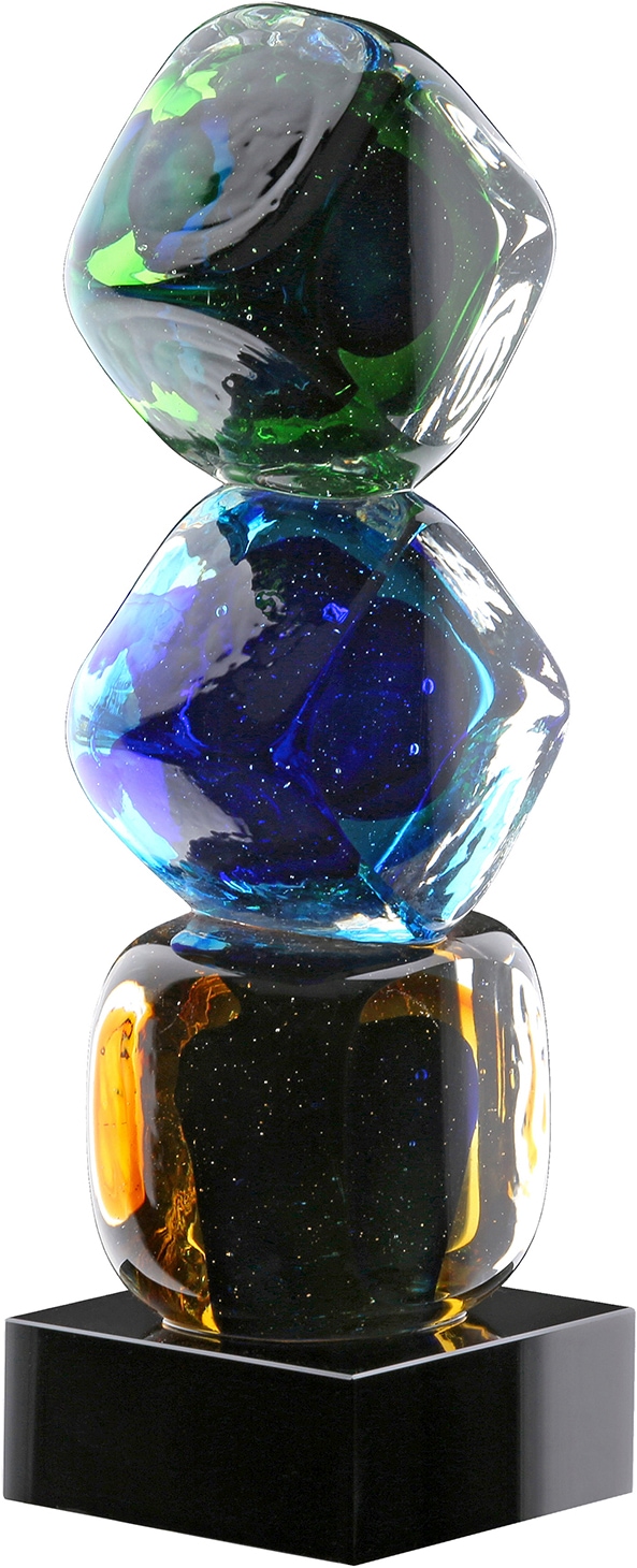 GILDE Skulptur »Skulptur Hafun mehrfarbig« Abstrakt modern Designskulptur Dekoobjekt kunstvoll dynamisch
