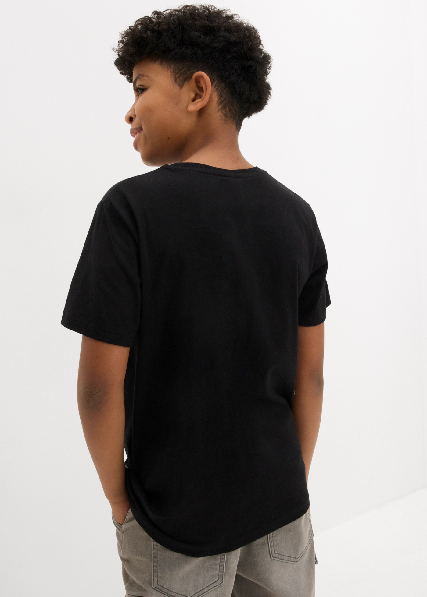 bonprix T-shirt coupe normale, manches courtes, col rond