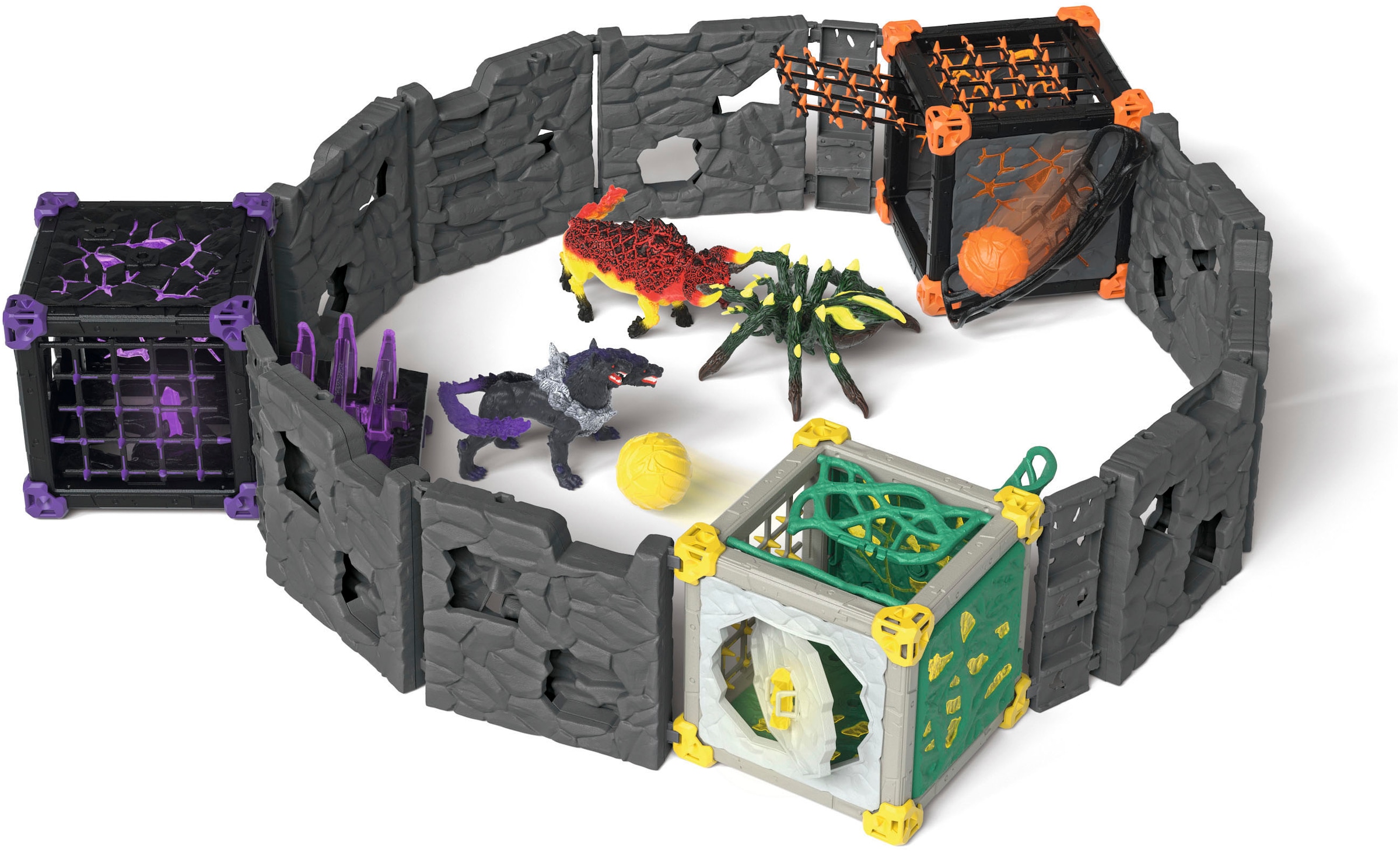 Schleich® Spielwelt »ELDRADOR® CREATURES, BattleCave Arena: Lava vs. Schatten (42673)«