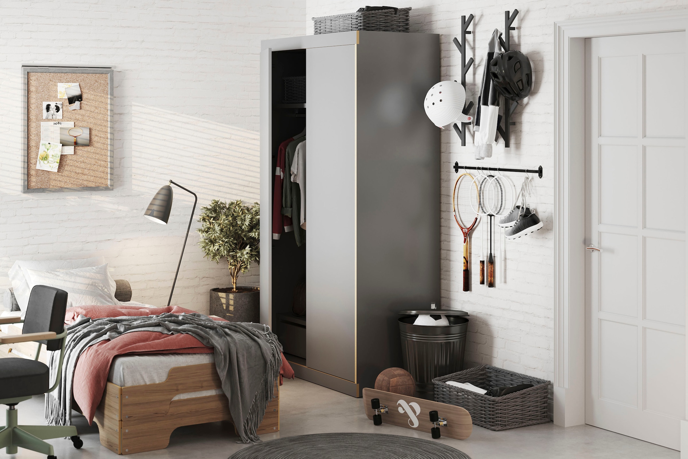 Müller SMALL LIVING Drehtürenschrank »FLAI«, 2-türig