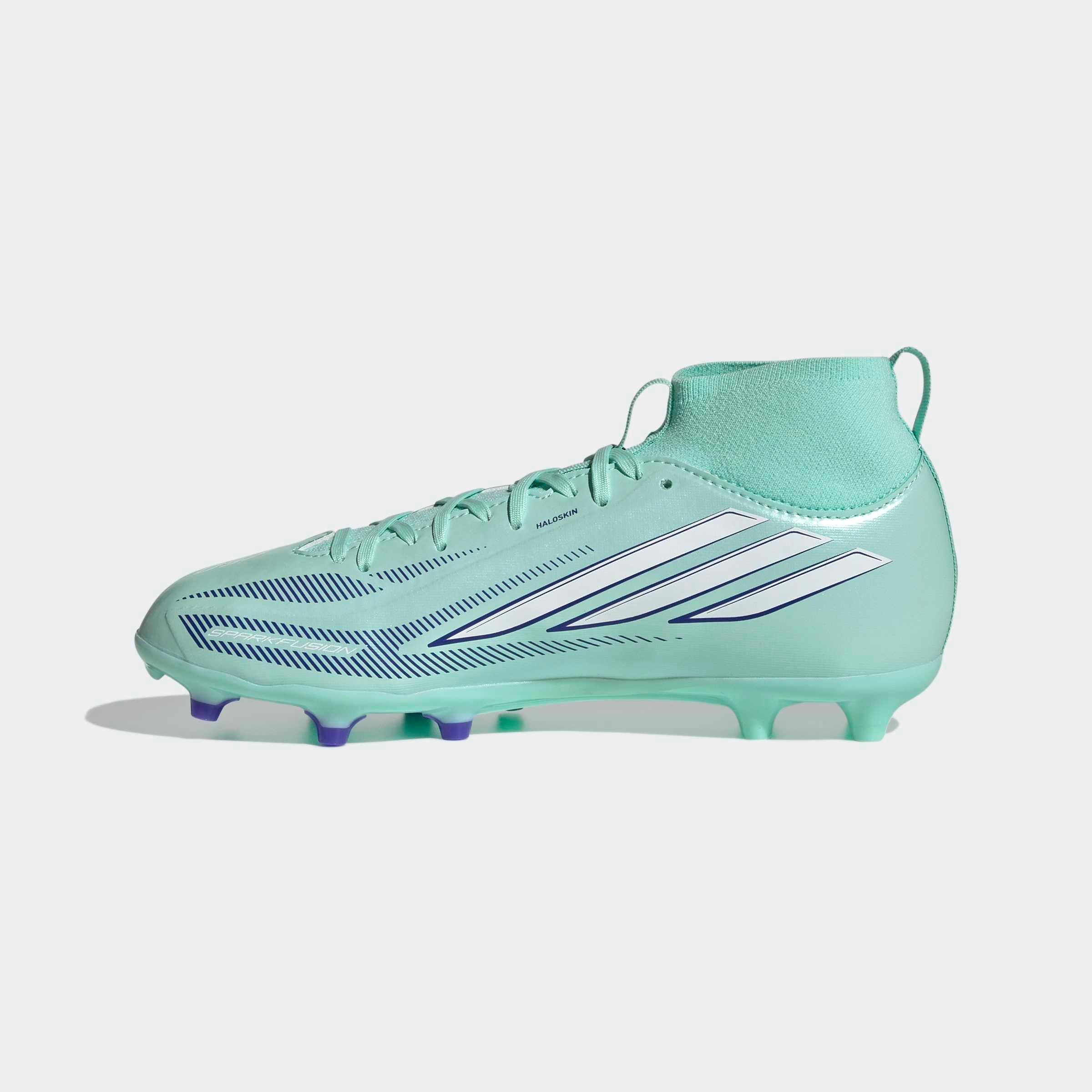adidas Performance Chaussure de football »F50 SPARKFUSION LEAGUE KIDS , NATURRASEN / KUNSTRASEN, HALBHOCH«  Convient pour pelouses et terrains synthétiques