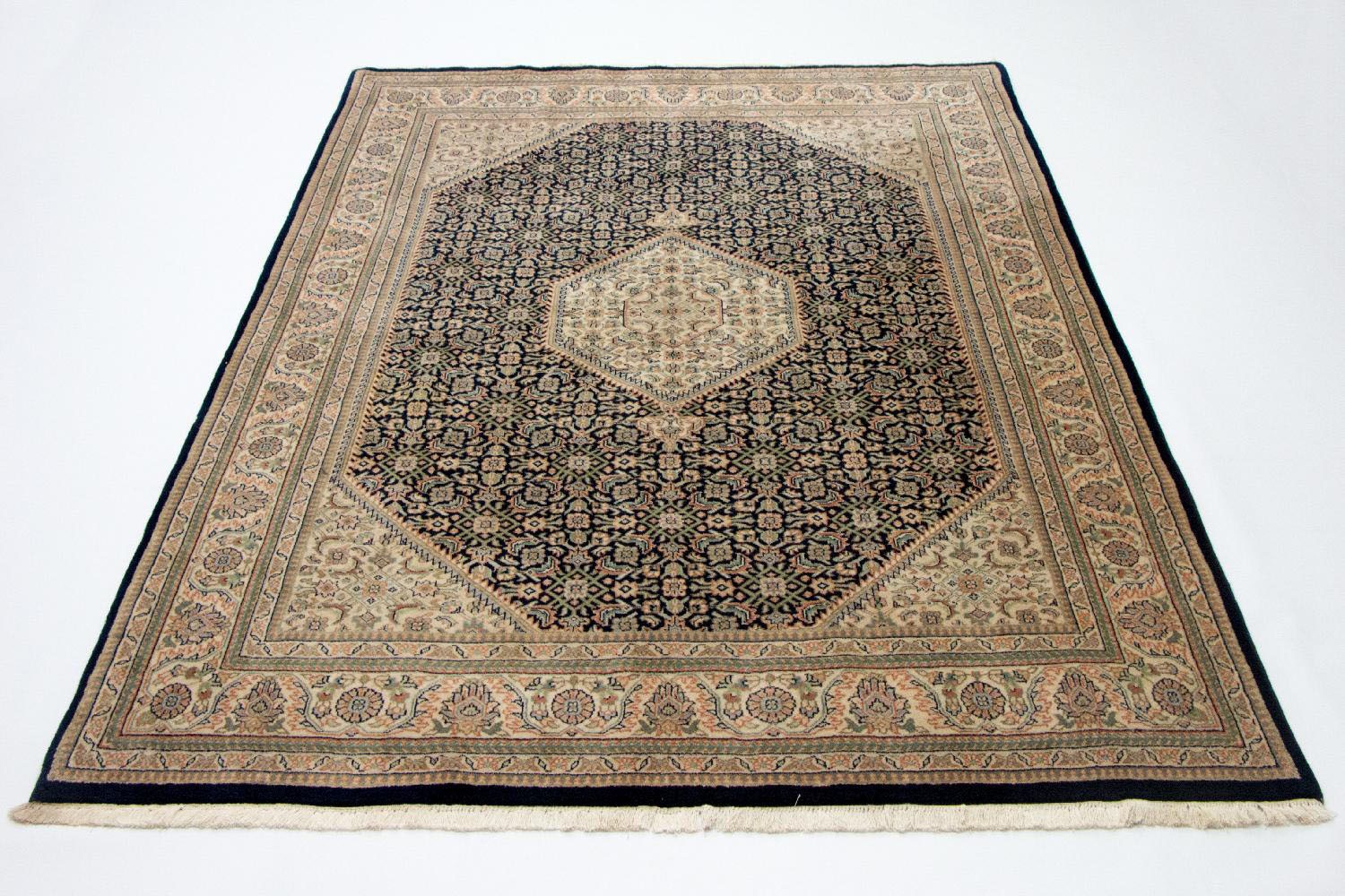 Image of morgenland Wollteppich »Bidjar Teppich handgeknüpft blau«, rechteckig, 11 mm Höhe bei Ackermann Versand Schweiz