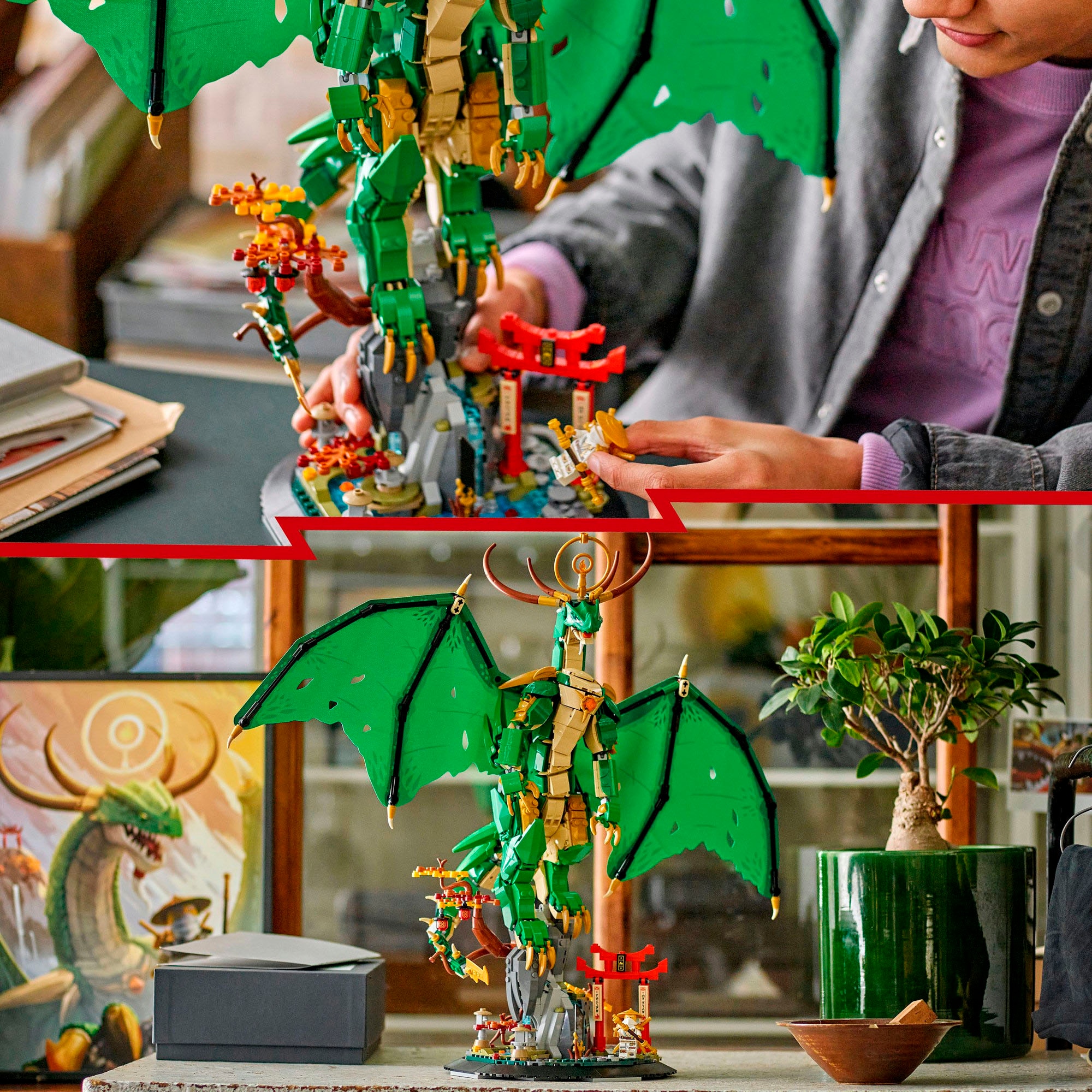 LEGO® Pions de construction »Der Wächterdrache (71847), LEGO Ninjago« Made in Europe