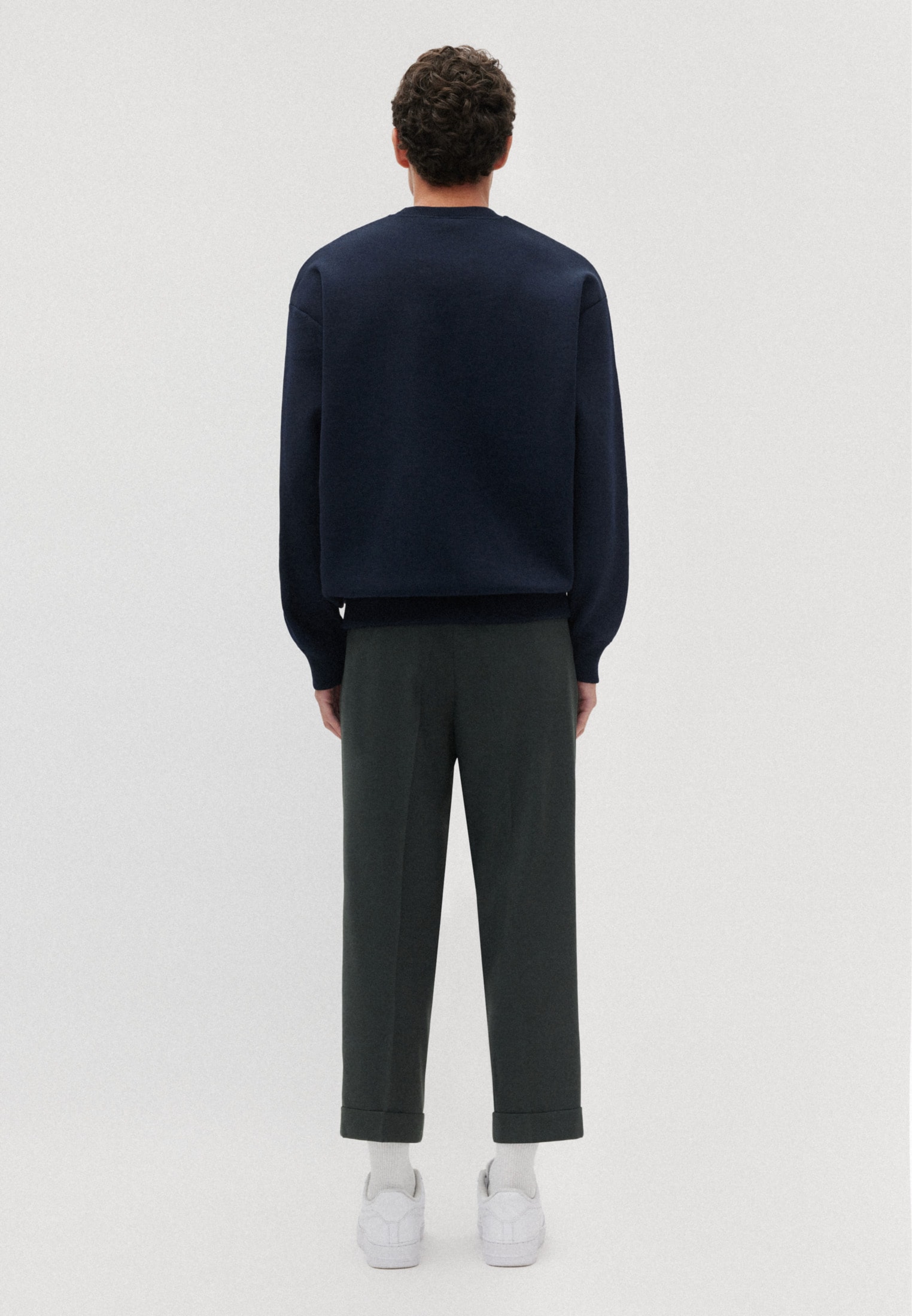 studio seidensticker Strickpullover »Studio«, Langarm Rundhals Uni