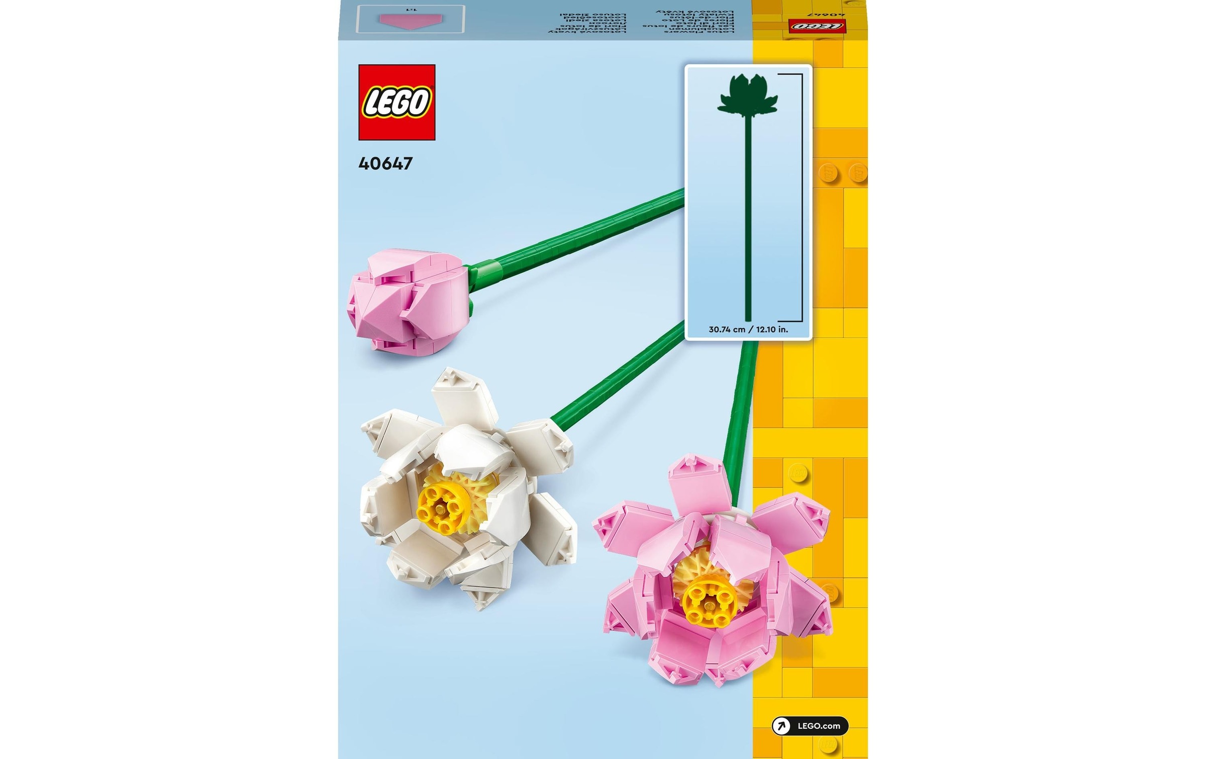 LEGO® Spielbausteine »Lotusblumen 40647«, (220 St.)