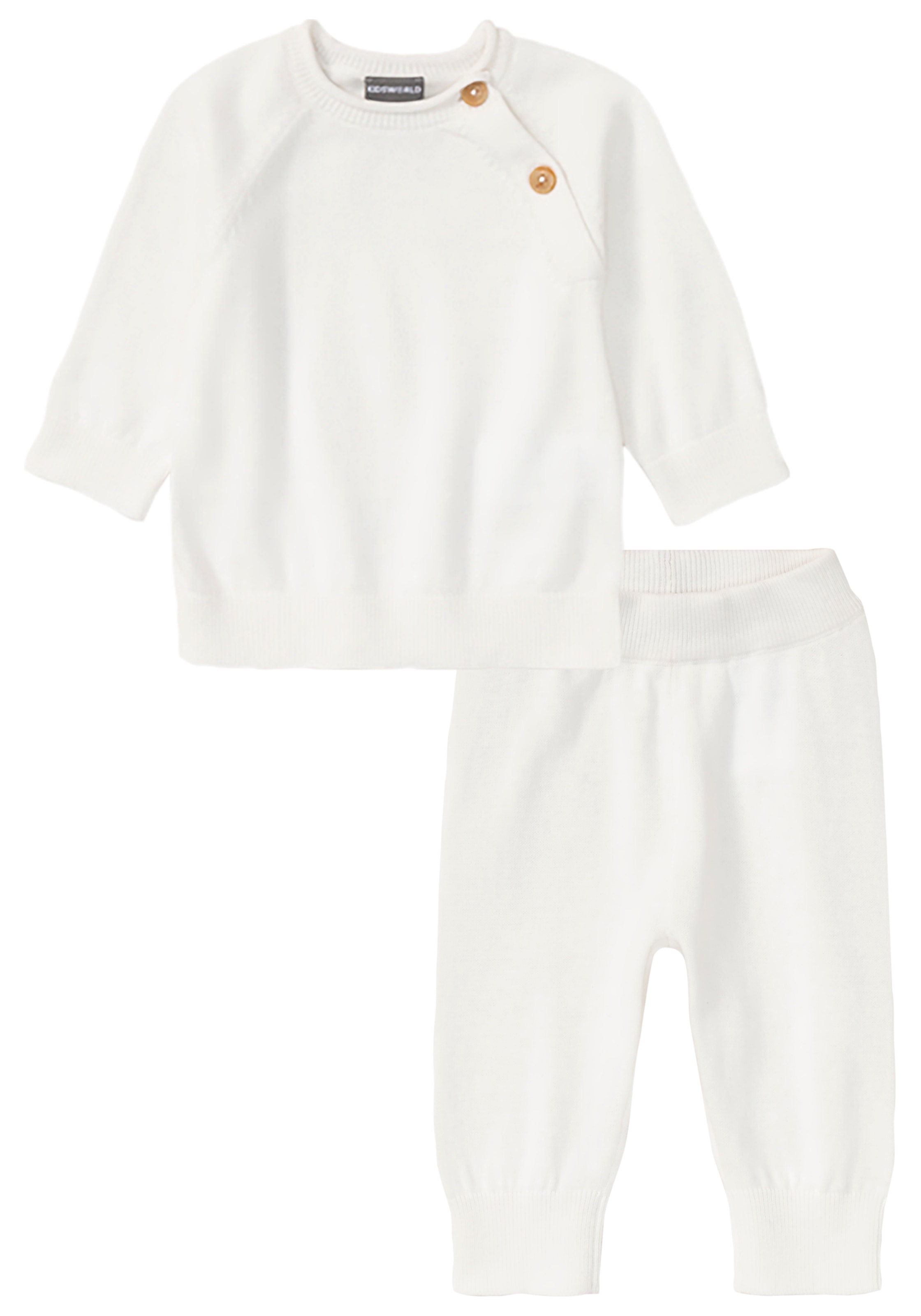 Image of KIDSWORLD Neugeborenen-Geschenkset ", 2tlg. Baby-Strickset - NEUE KOLLEKTION" Set, 2, 2 Stk., Baby-Strickset aus Bio-Baumwolle