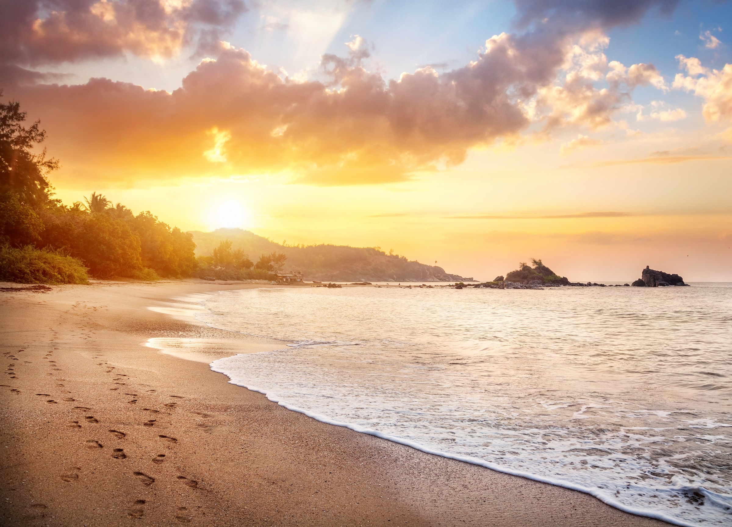 Image of Papermoon Fototapete "Karnataka Beach" glatt