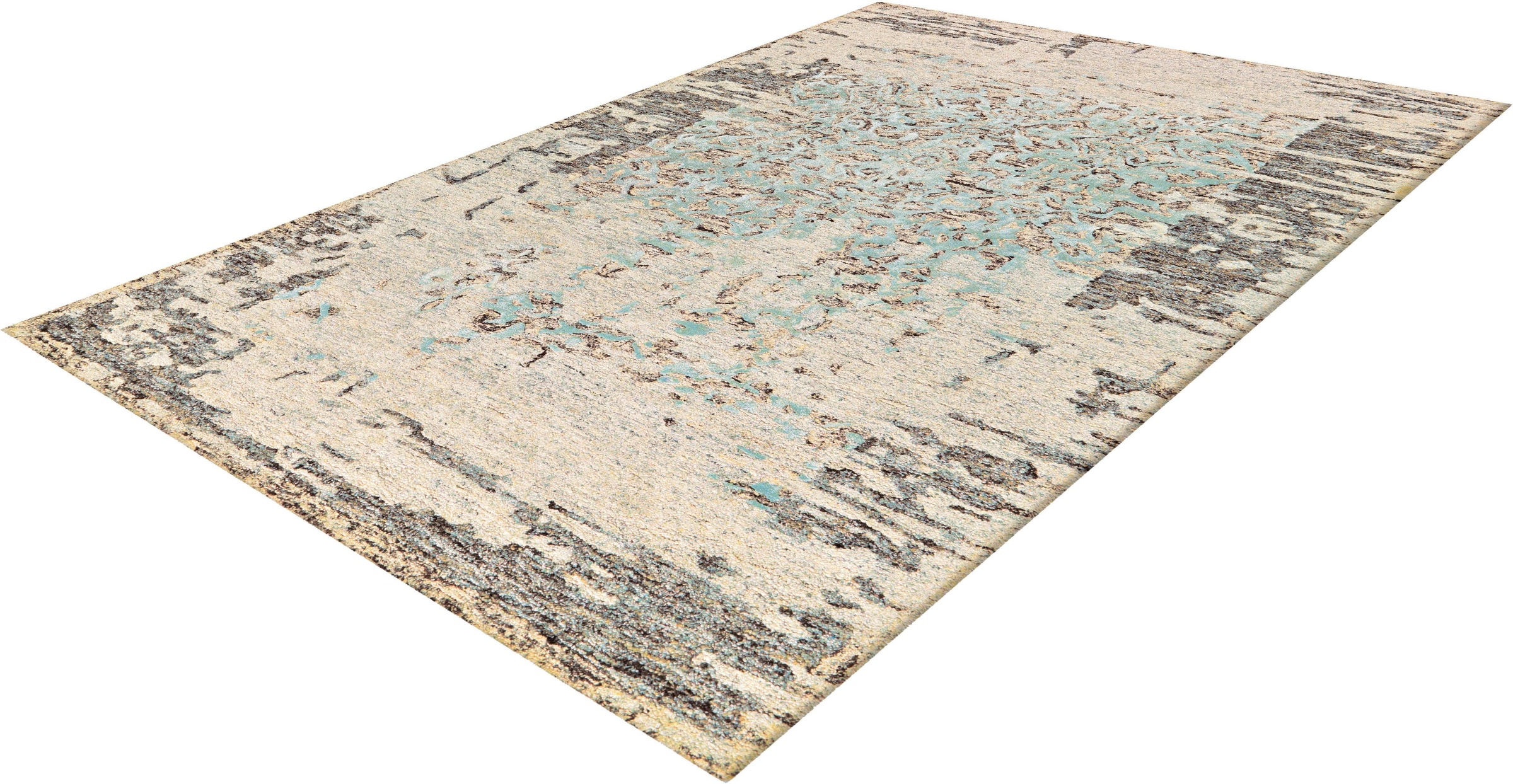 calo-deluxe Teppich »Shailene 1006«, rechteckig, 12 mm Höhe, Kurzflor, Wohnzimmer