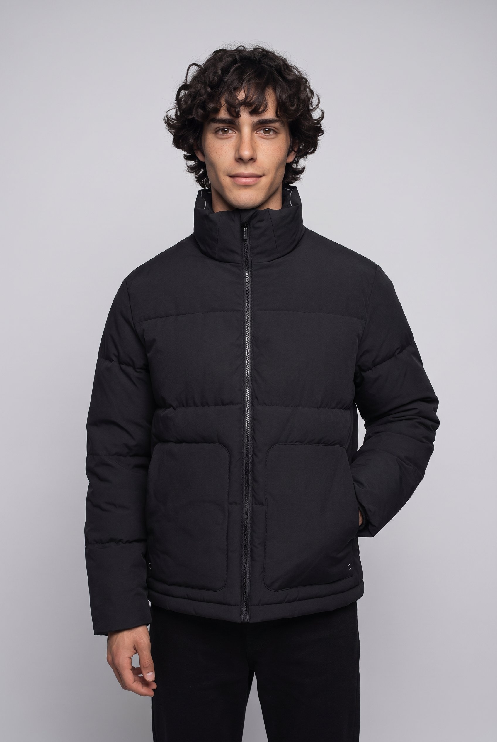 Jack & Jones Veste matelassée »JJBENJAMIN PUFFER JACKET« fibre synthétique, coupe régulière
