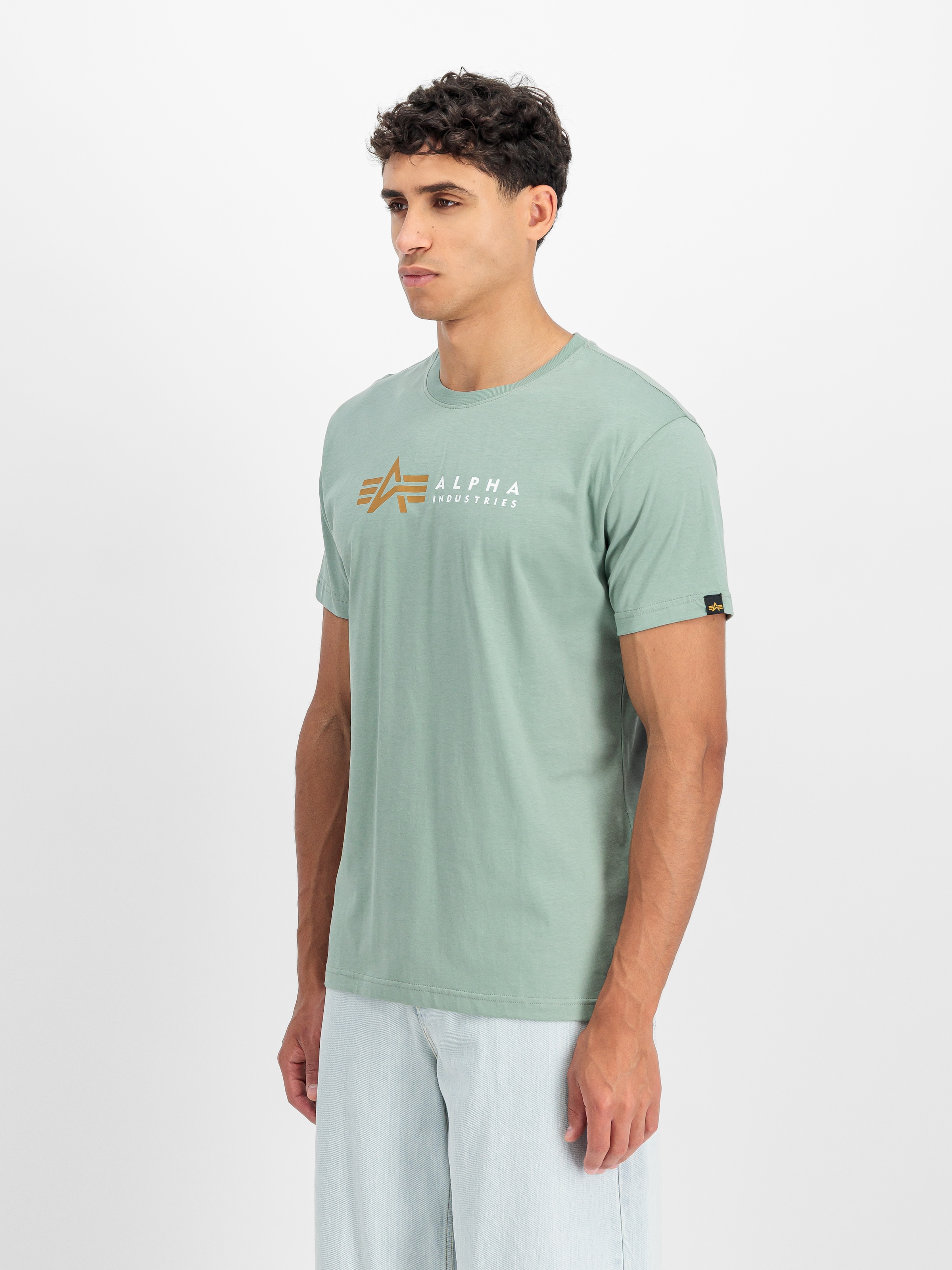 Image of Alpha Industries Kurzarmshirt "Alpha Label T"
