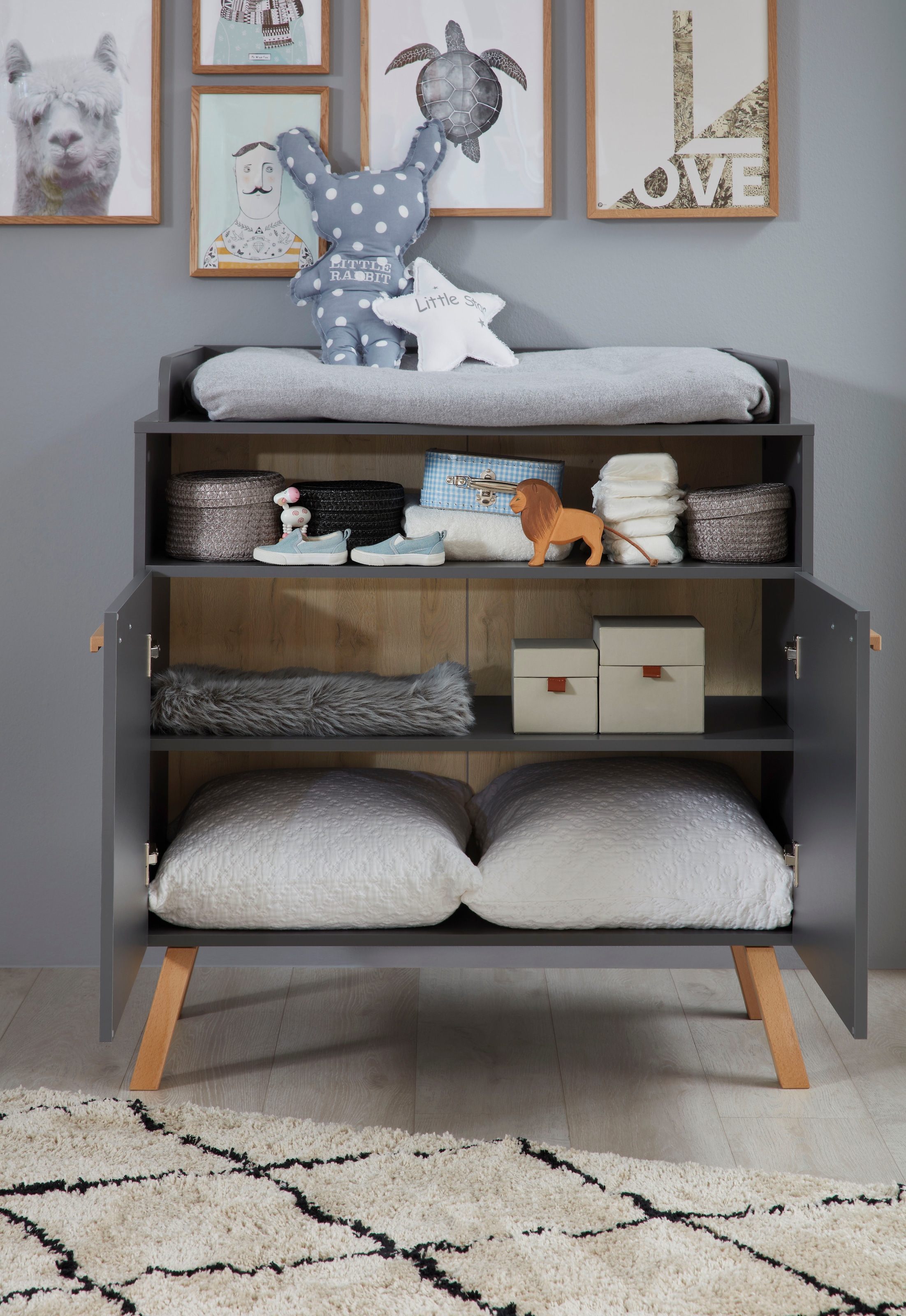 trendteam Commode à langer »Mats« bis 15 kilos 96 cm