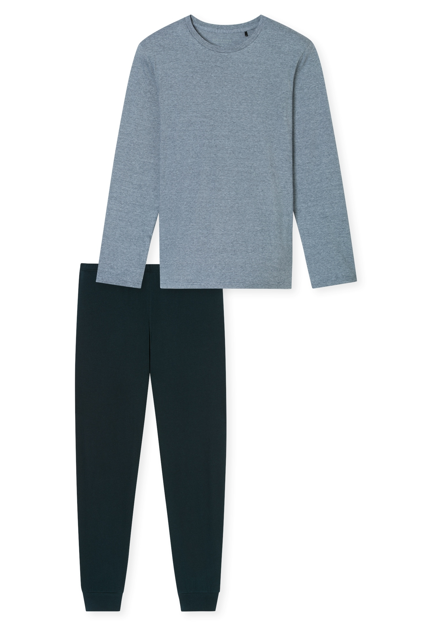 Schiesser Schlafanzug »"Casual Essentials"«, mit feinen, gestrickten Ringeln
