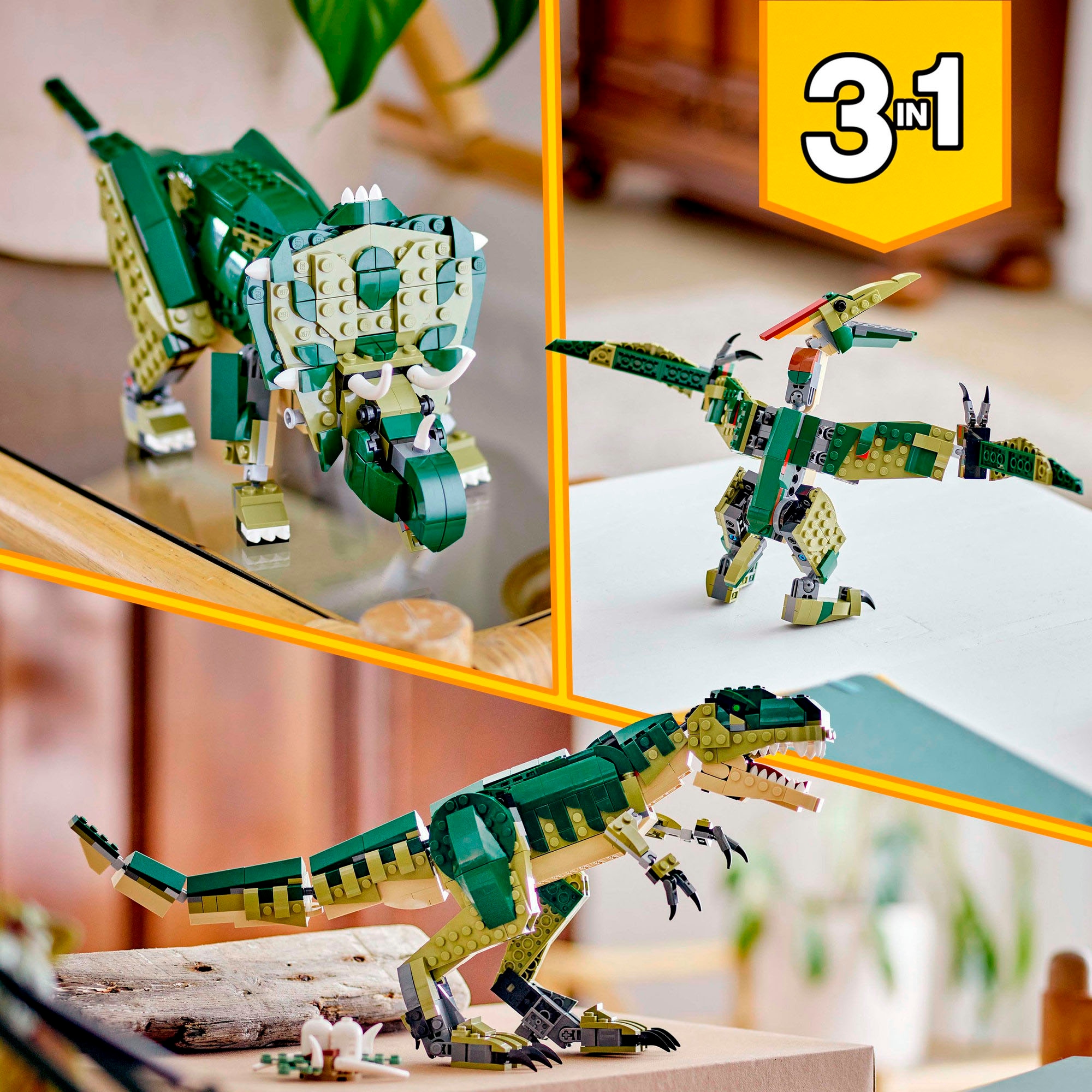 LEGO® Konstruktionsspielsteine »T.Rex (31151), LEGO Creator 3in1« Made in Europe