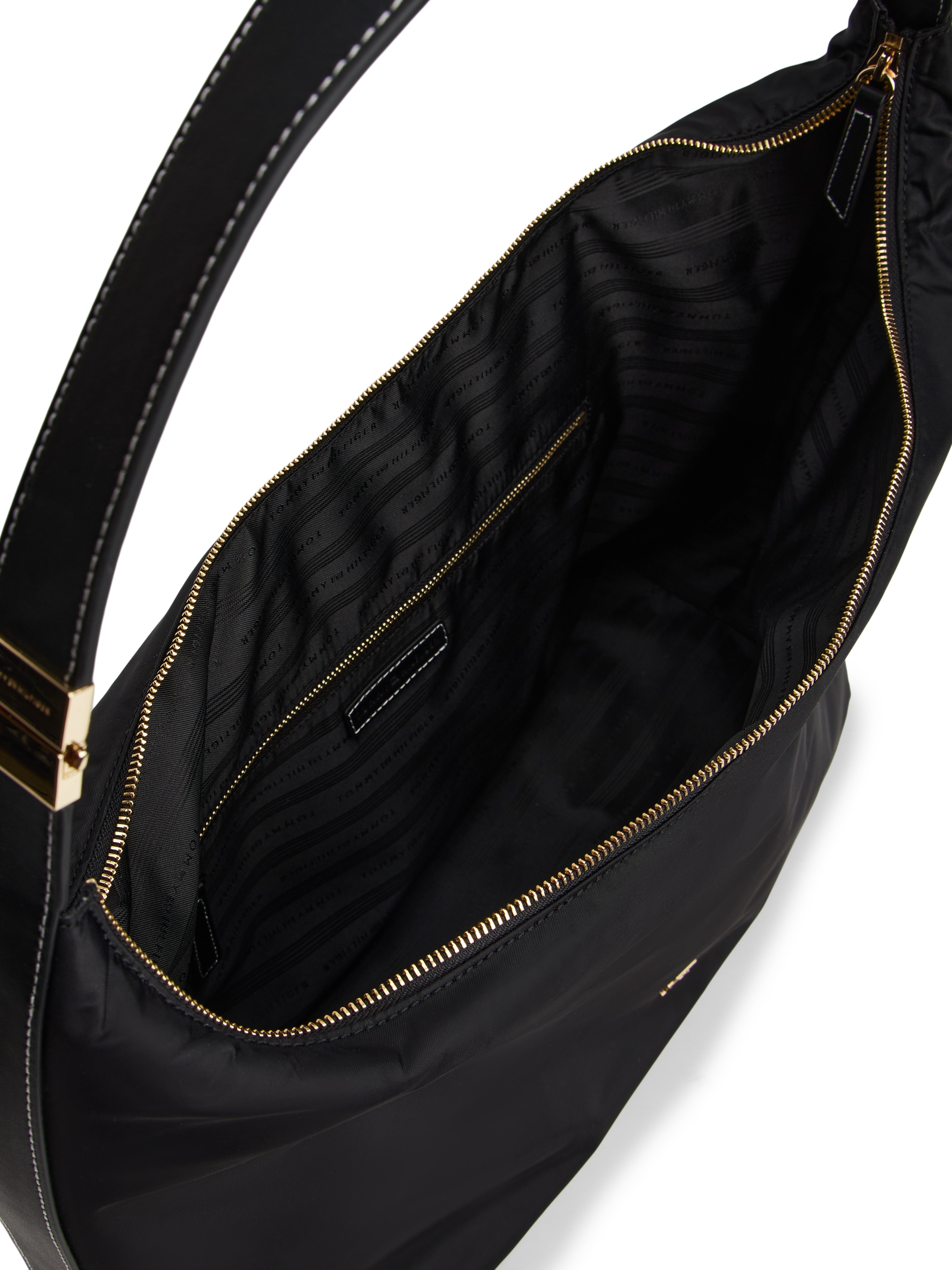 Tommy Hilfiger Hobo »TH GO LARGE HOBO NYLON« sac épaule femme, sac fourre-tout, sac business avec étiquette TH