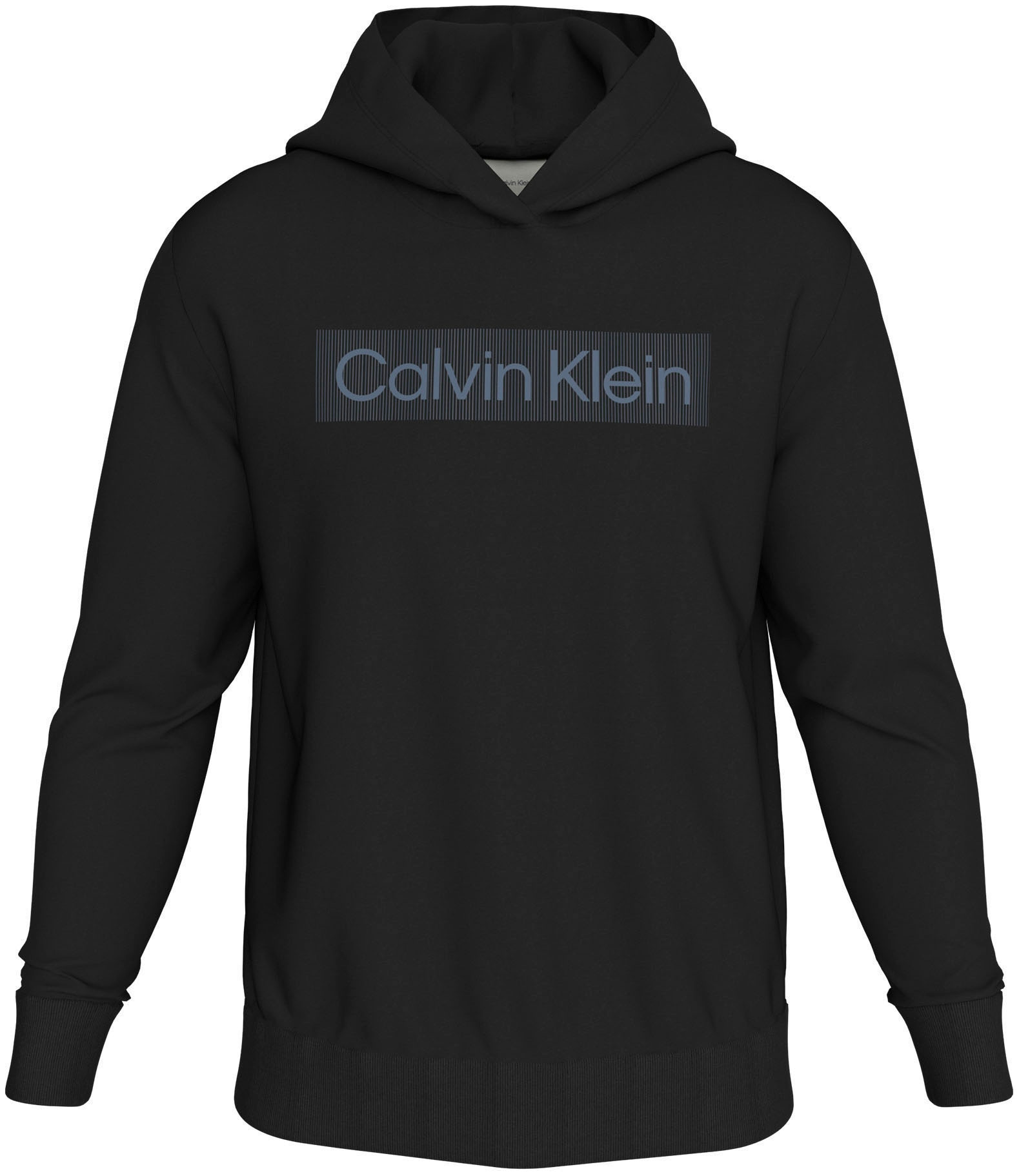 Calvin Klein Kapuzensweatshirt »BOX STRIPED LOGO HOODIE«, mit Logoschriftzug