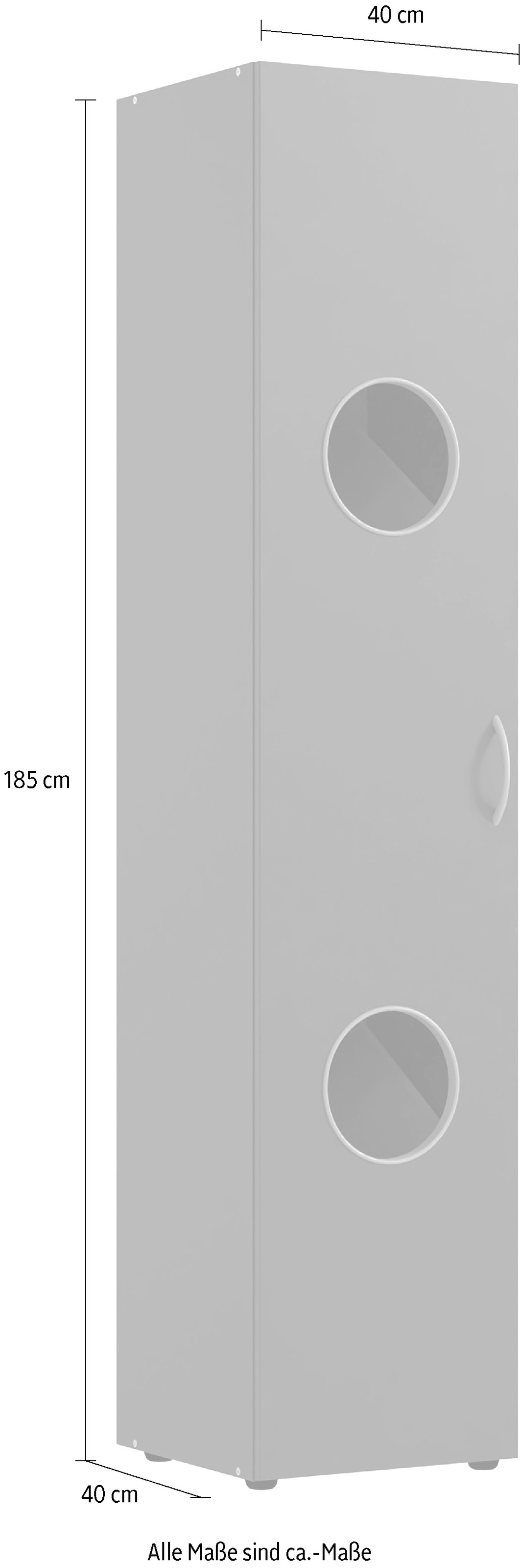 Wimex Wäscheschrank »Multiraumkonzept Wäscheeinwurf Bestseller«, (Individuell gestaltbar mit vielen Schränken aus der Serie), Schranksystem