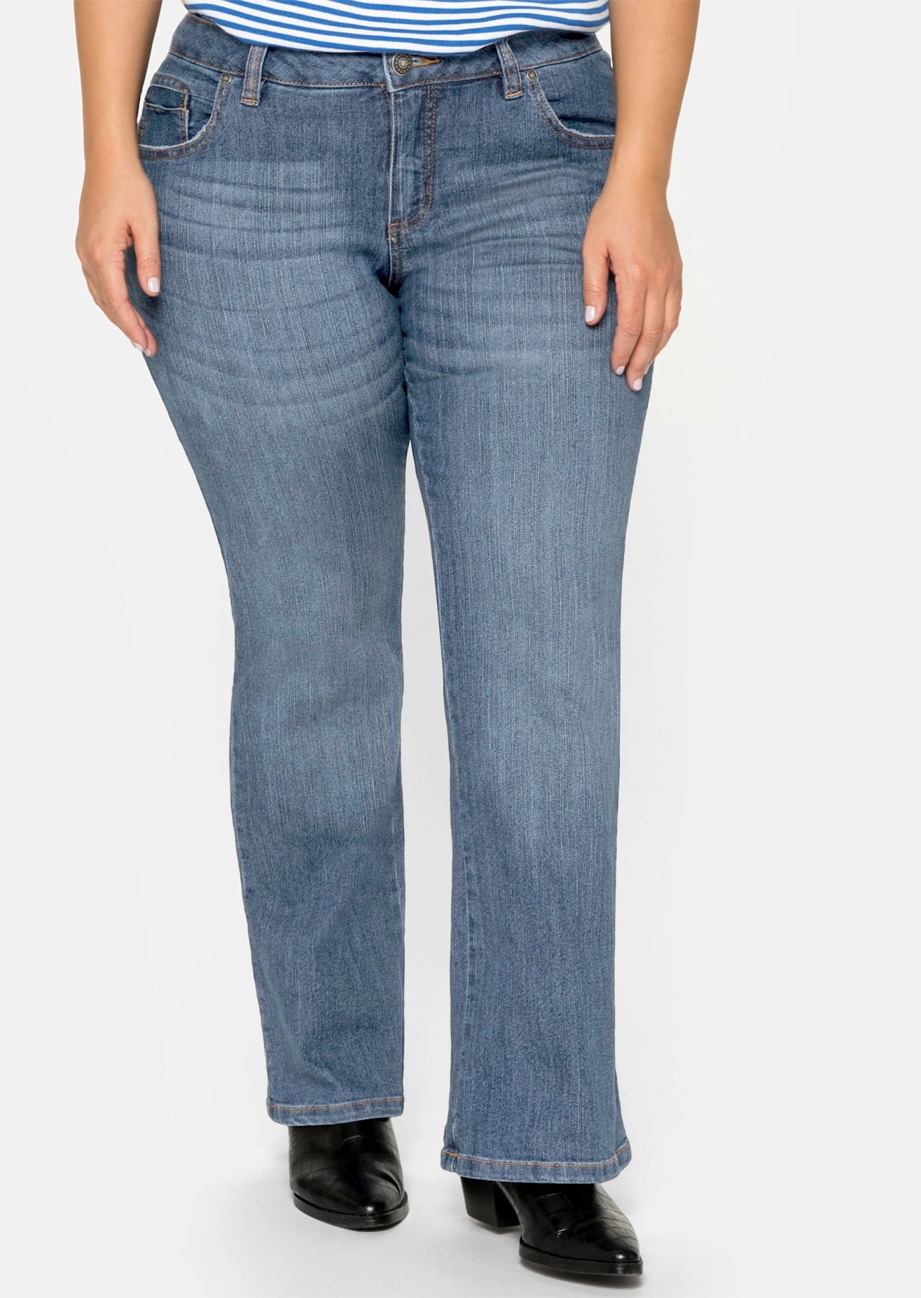 Sheego Bootcut-Jeans 1