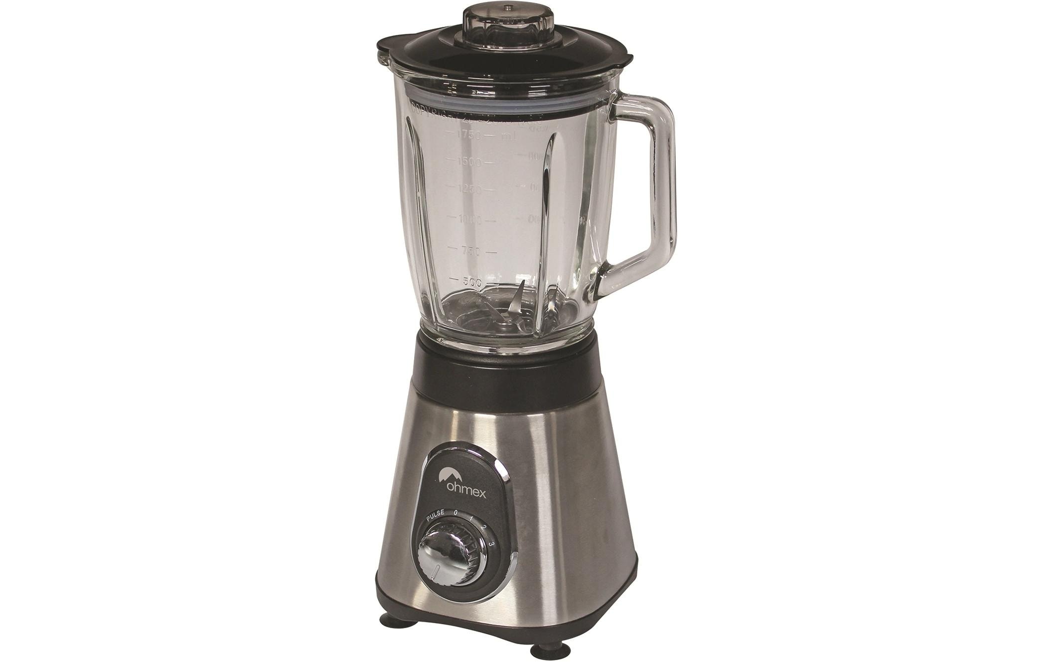 ohmex Standmixer »OHM-BLE-1788MET Schwarz/Silber«, 500 W