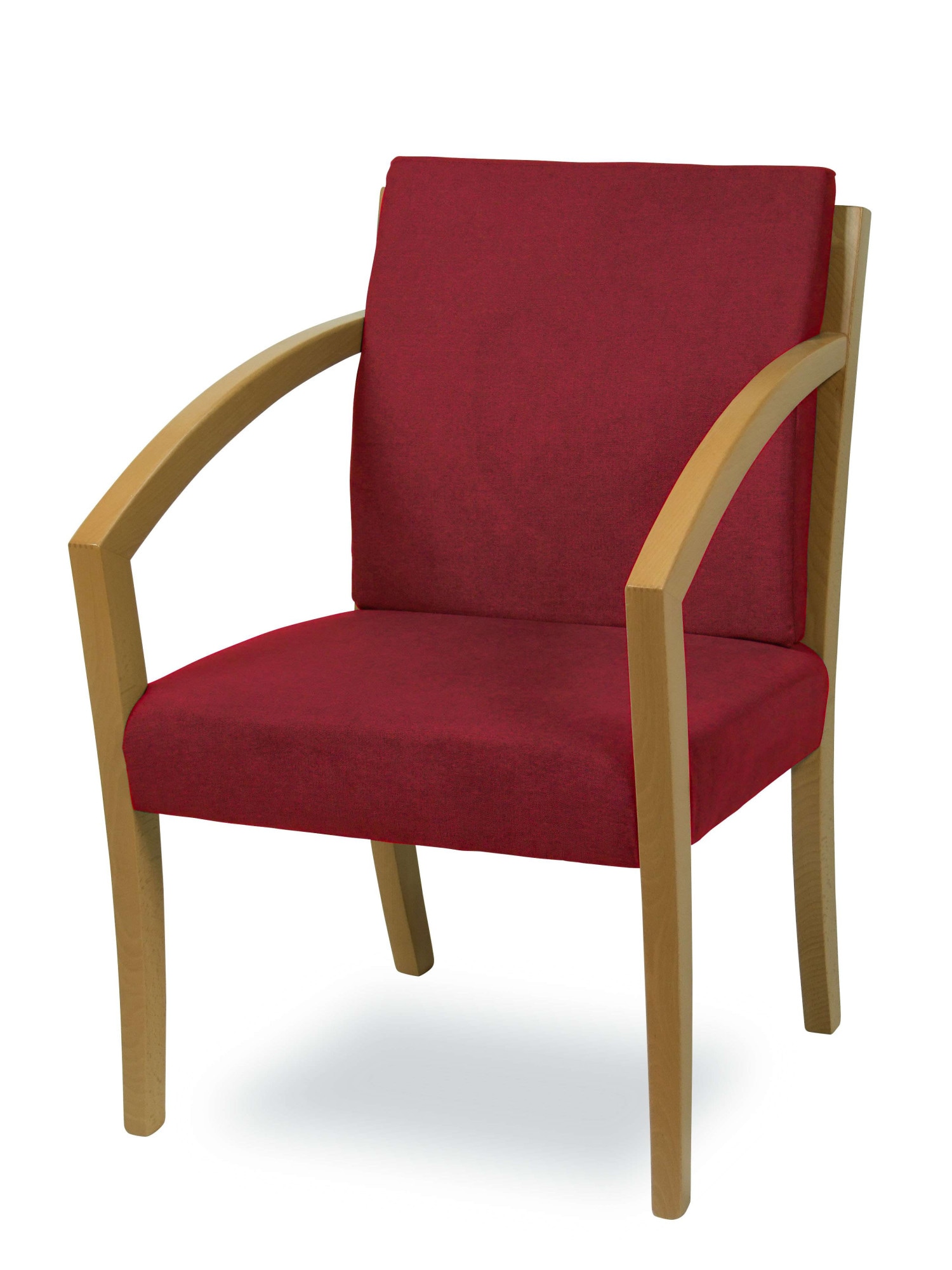 Home affaire Esszimmerstuhl »G98 George Armlehnstuhl, Sessel, in 3 Gestellfarben Made in Italy« () 1 Stk.Extra-confort, Fleckenabweisendes Gewebe, Massivholz