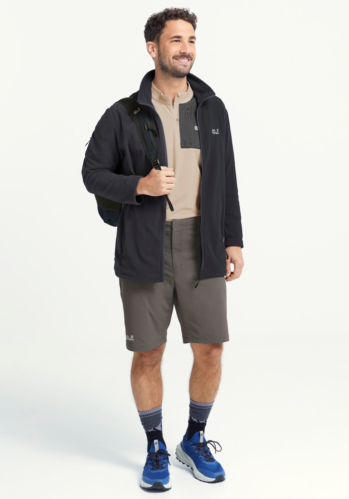 Jack Wolfskin Veste polaire »TAUNUS 100 FZ M« Winddicht, atmungsaktiv, Übergangsjacke
