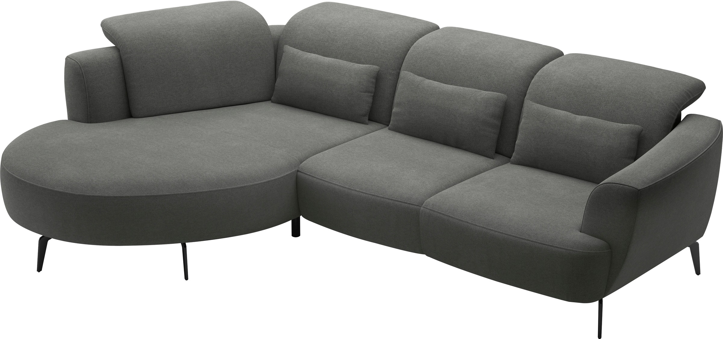sit&more Ecksofa »Zoe«, ink.Sitztiefenverstellung, wahlweise mit Kopfteilverstellung