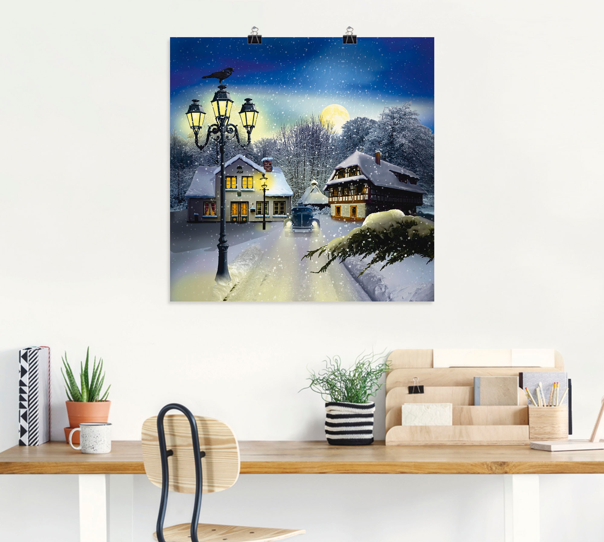 Artland Wandbild »Winterzeit«, Vier Jahreszeiten, (1 St.), als Leinwandbild, Poster, Wandaufkleber in verschied. Grössen