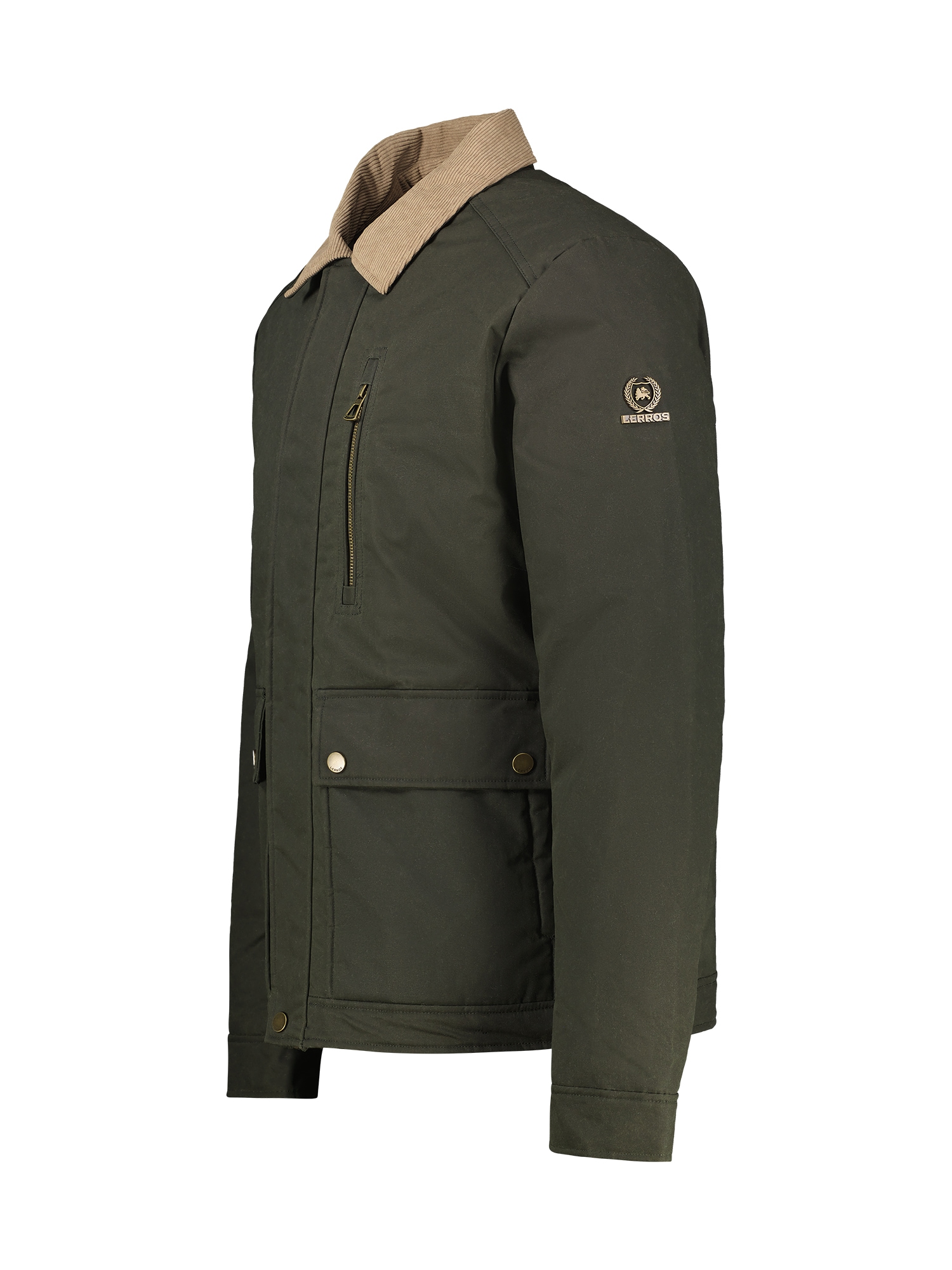 LERROS Blouson »Maskuliner Blouson aus hochwertiger, gewachster Baumwolle« ohne Kapuze