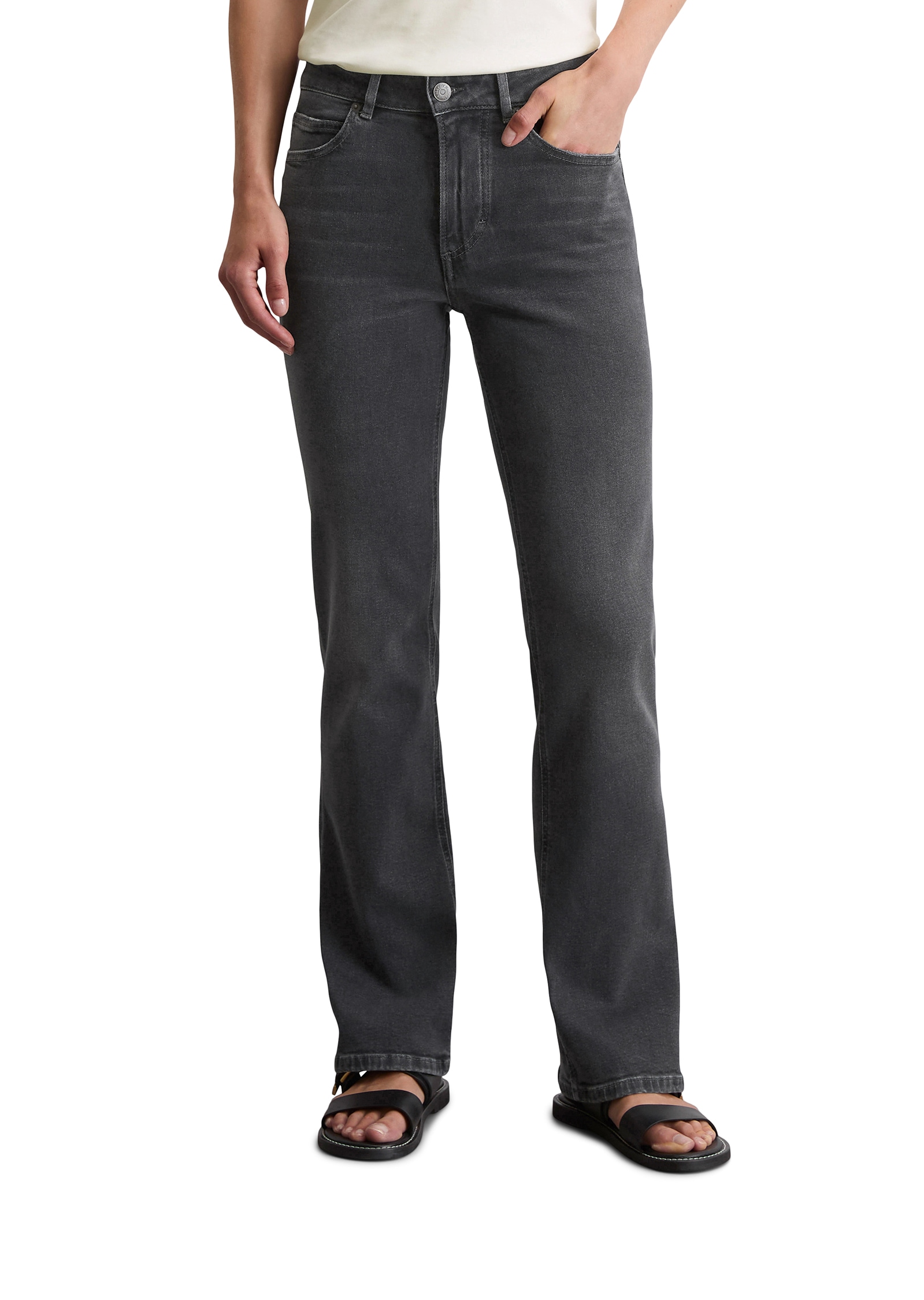 Image of Marc OPolo 5-Pocket-Jeans "KIRUNA" flared aus Organic-Cotton-Mix-Stretch