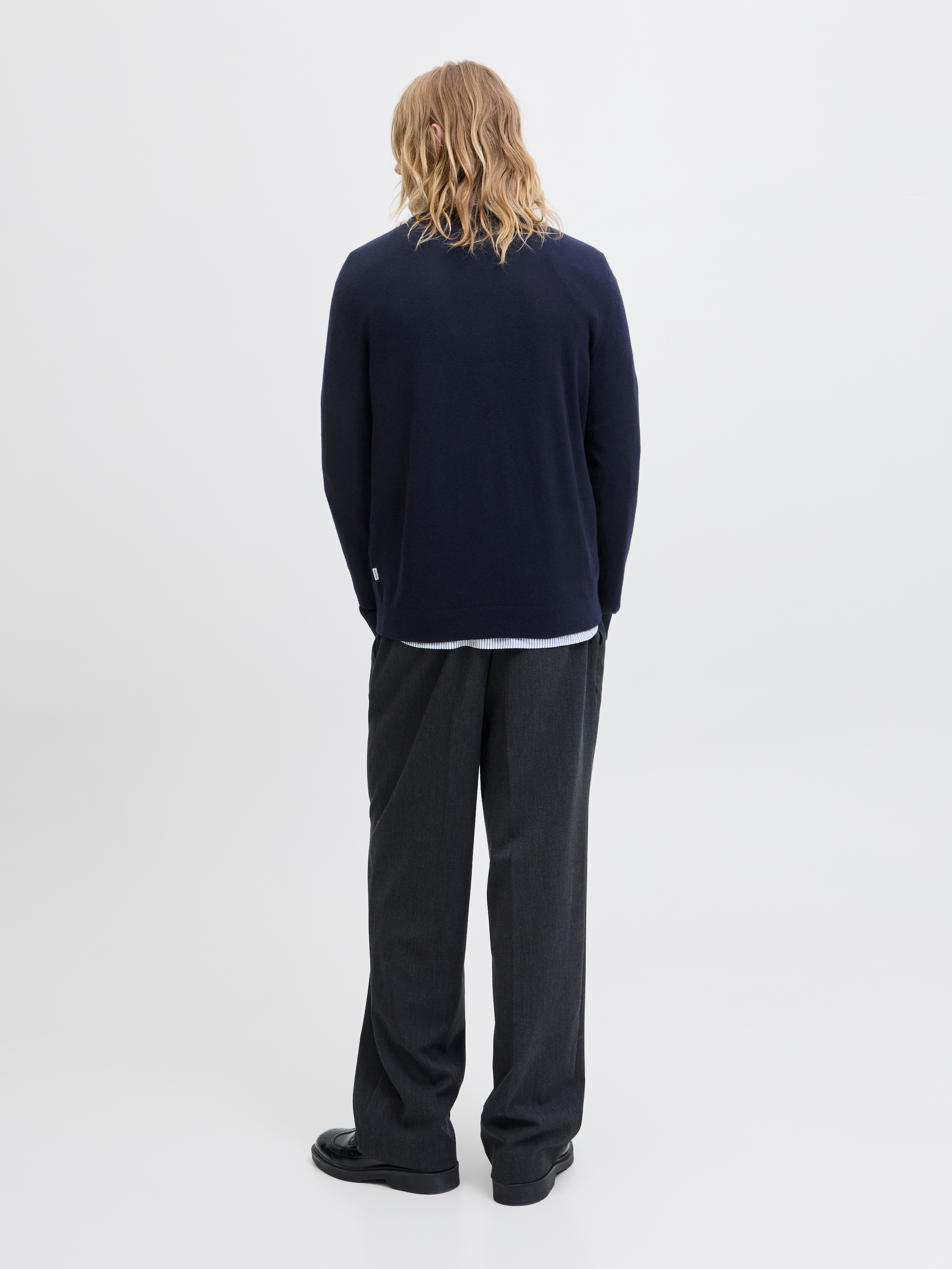 Jack & Jones Pull en tricot »JJEPERFECT WOOL KNIT CREW NECK SN«