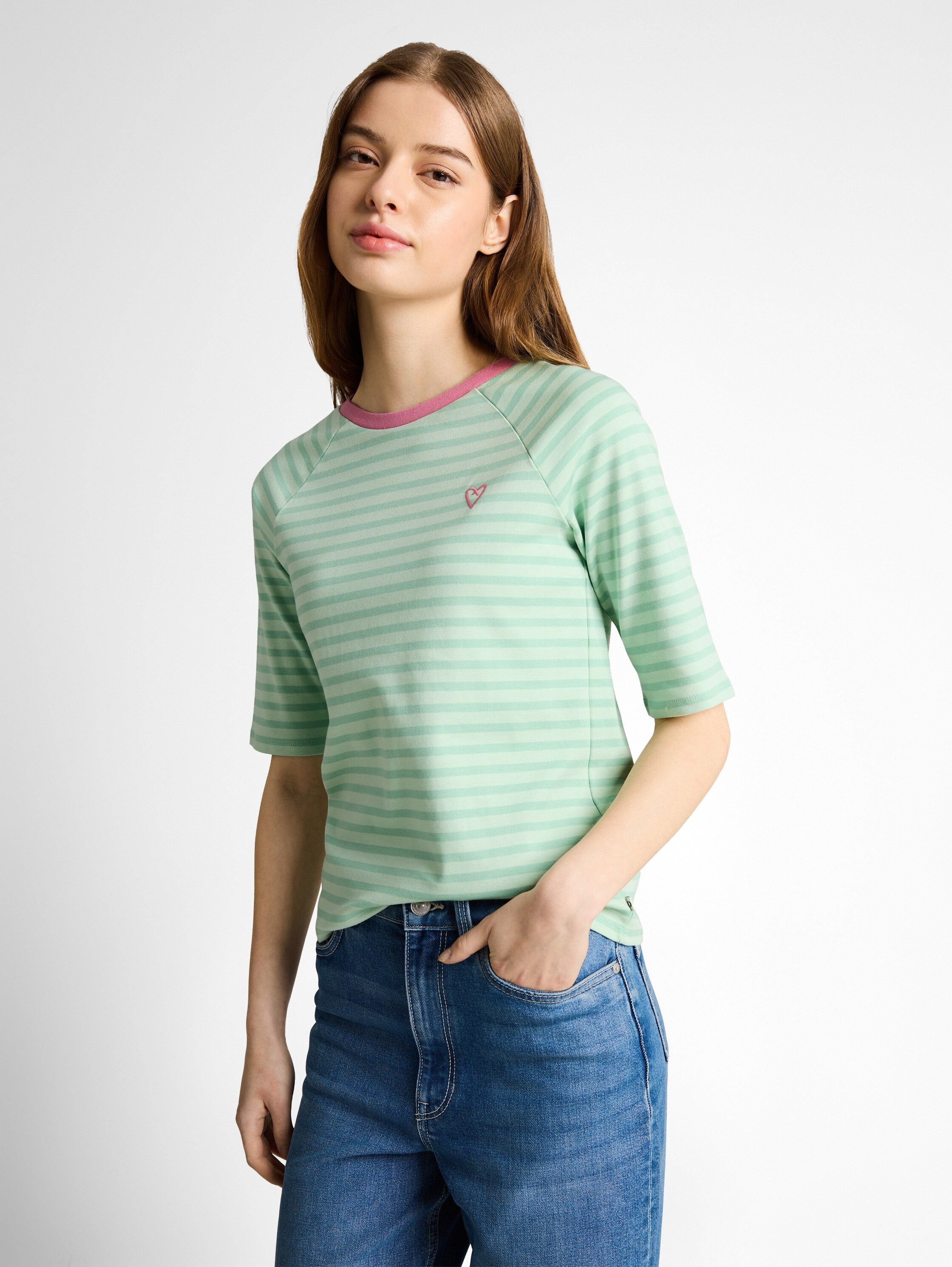 Image of TOM TAILOR Denim T-Shirt mit Print