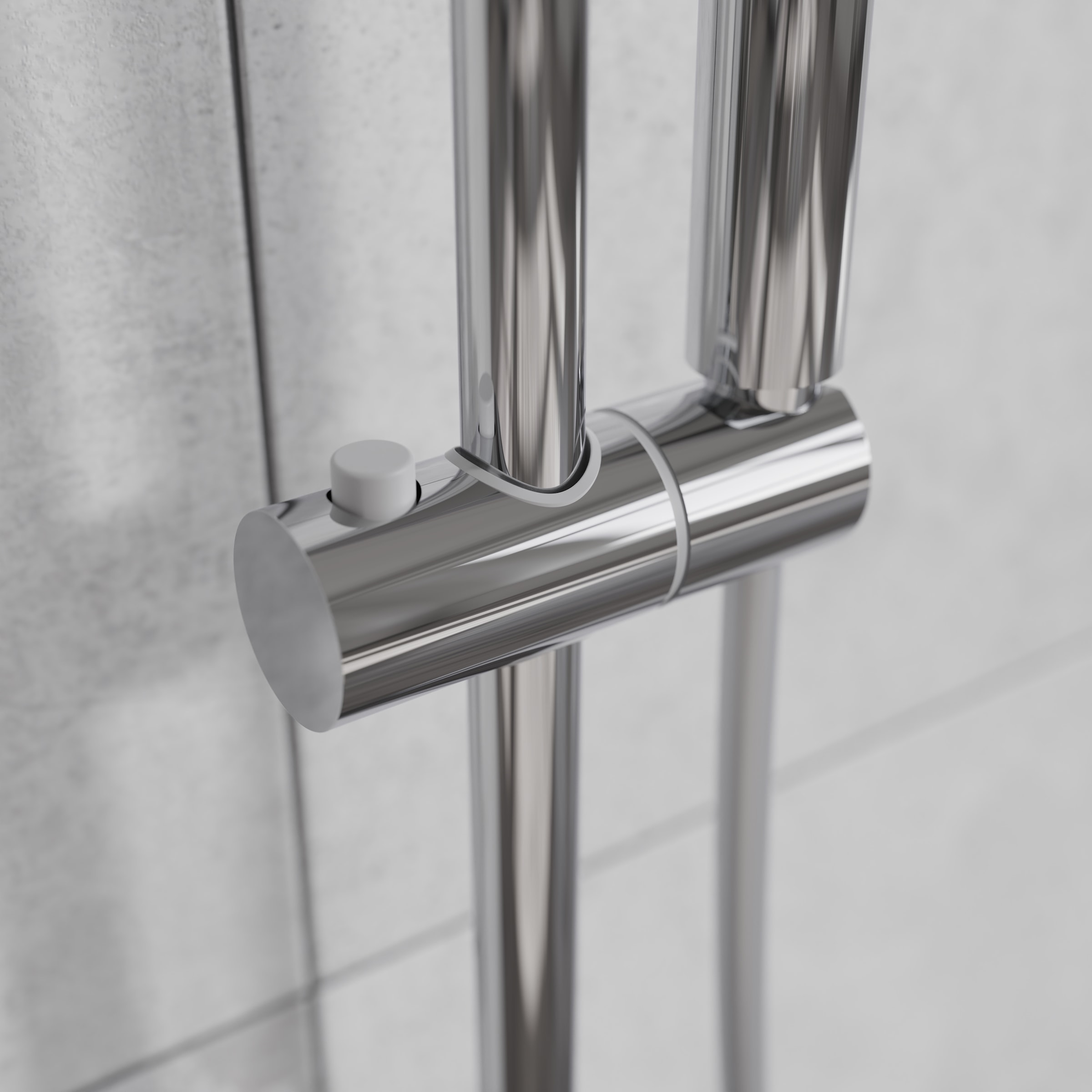 welltime Garniture de douche »Porto« Système de douche avec thermostat et sécurité à 38 °C, 