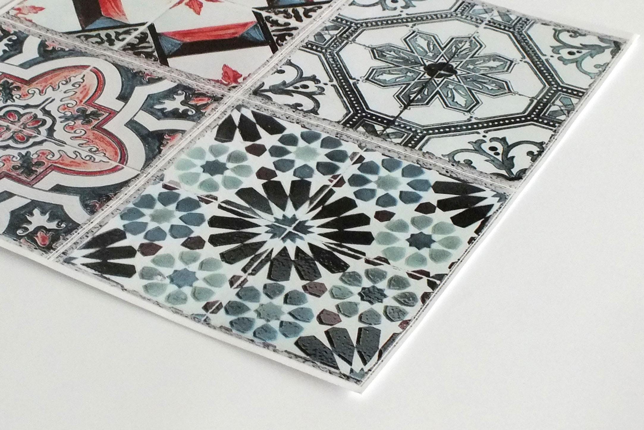 queence Fliesenaufkleber »Mosaik Muster«, Stickerfliesen, selbstklebend, Sticker, 12er Set
