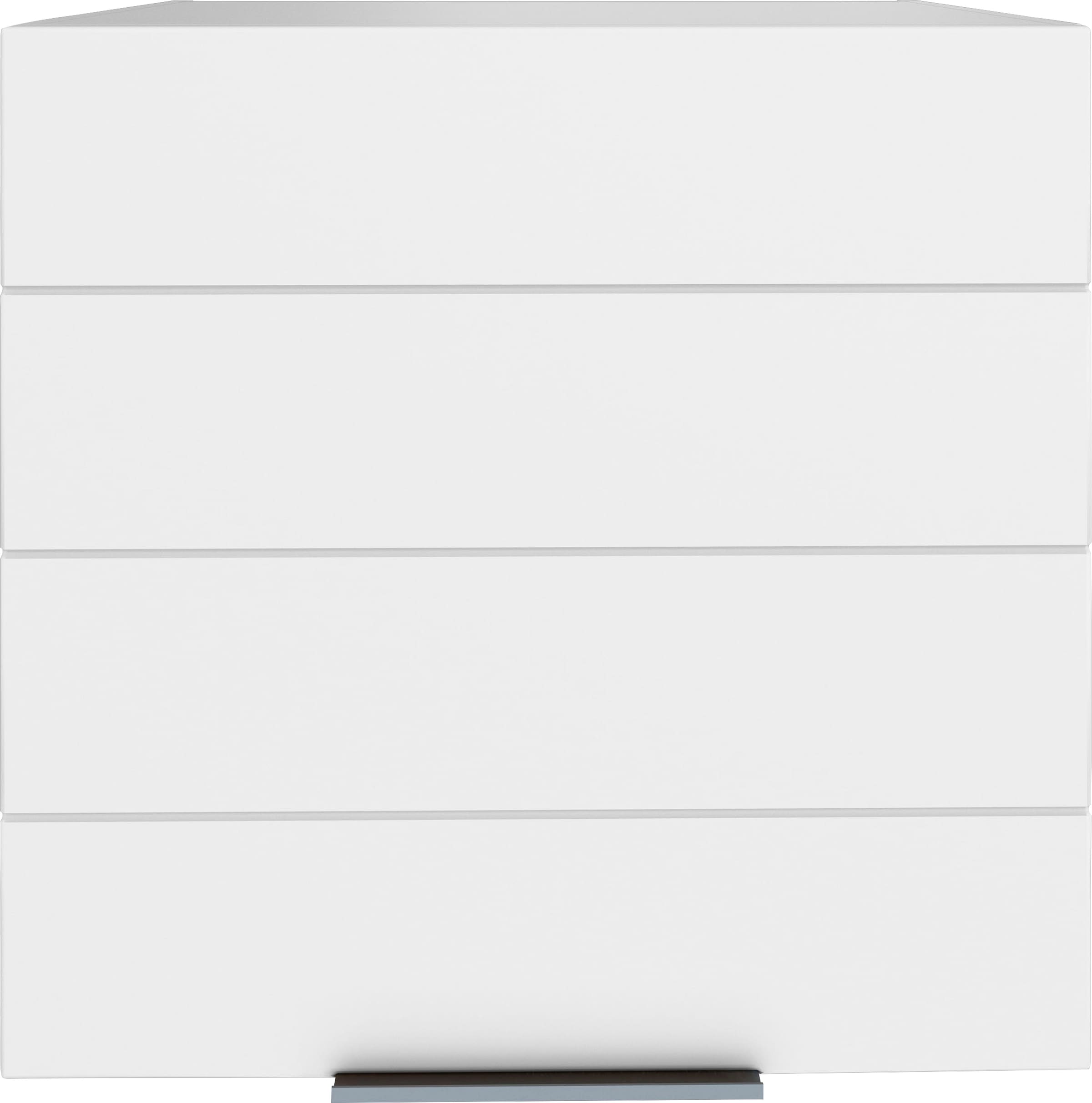 Image of KOCHSTATION Hängeschrank "KS-Luhe" 60 cm breit, hochwertige MDF-Fronten mit waagerechter Lisene